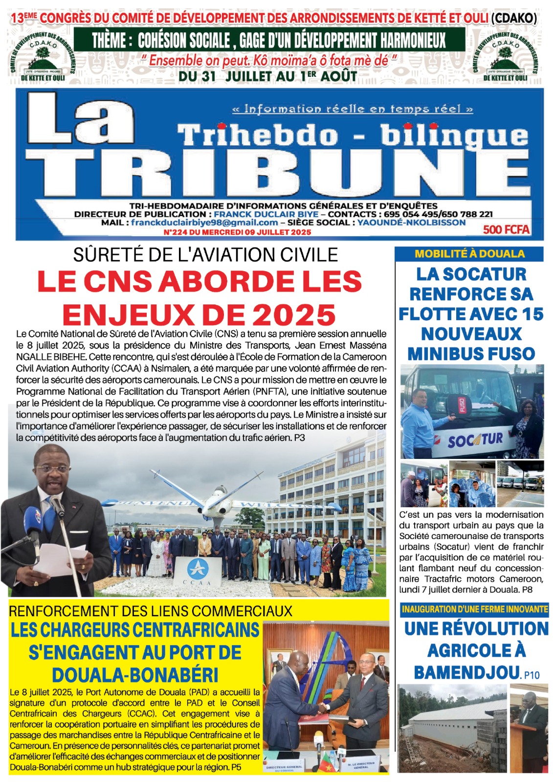 LA TRIBUNE N°224