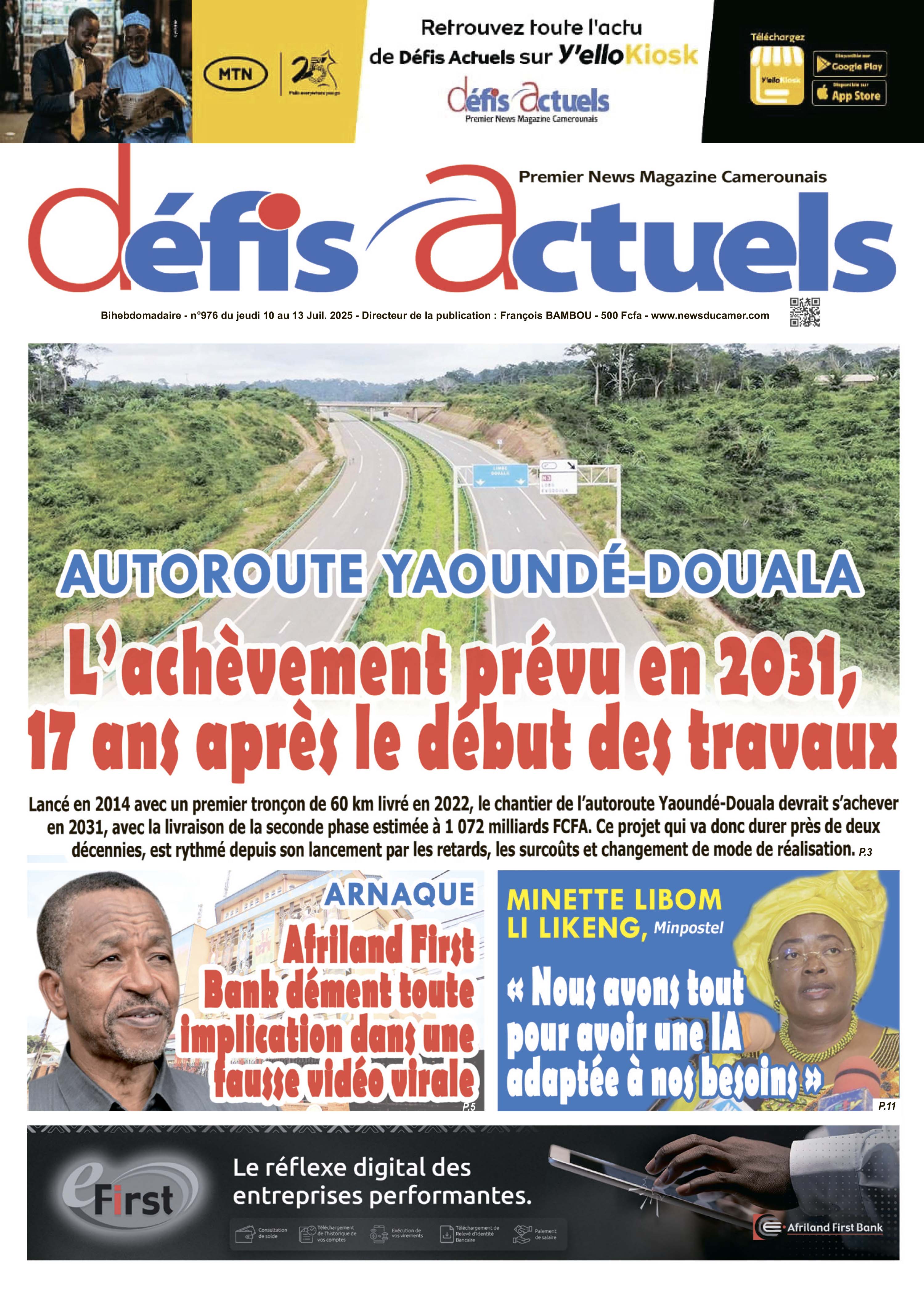 DÉFIS ACTUELS N°976