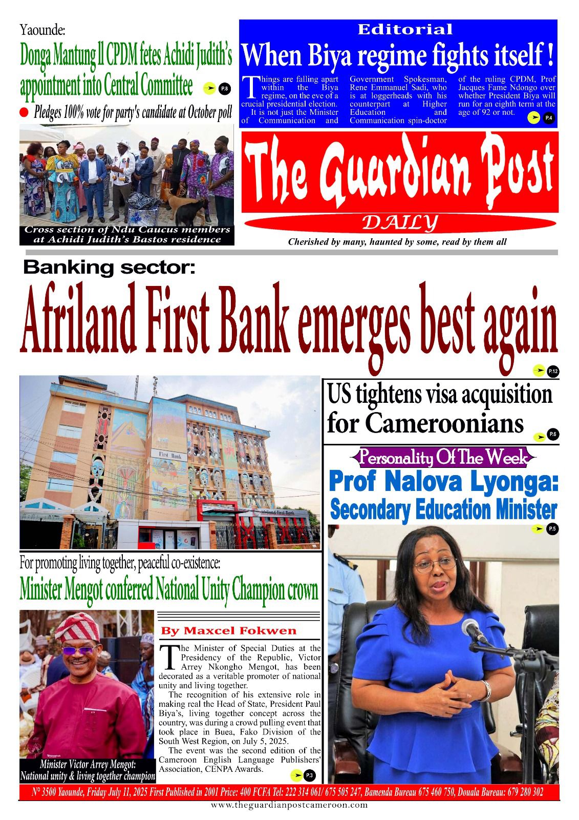 THE GUARDIAN POST N°3500