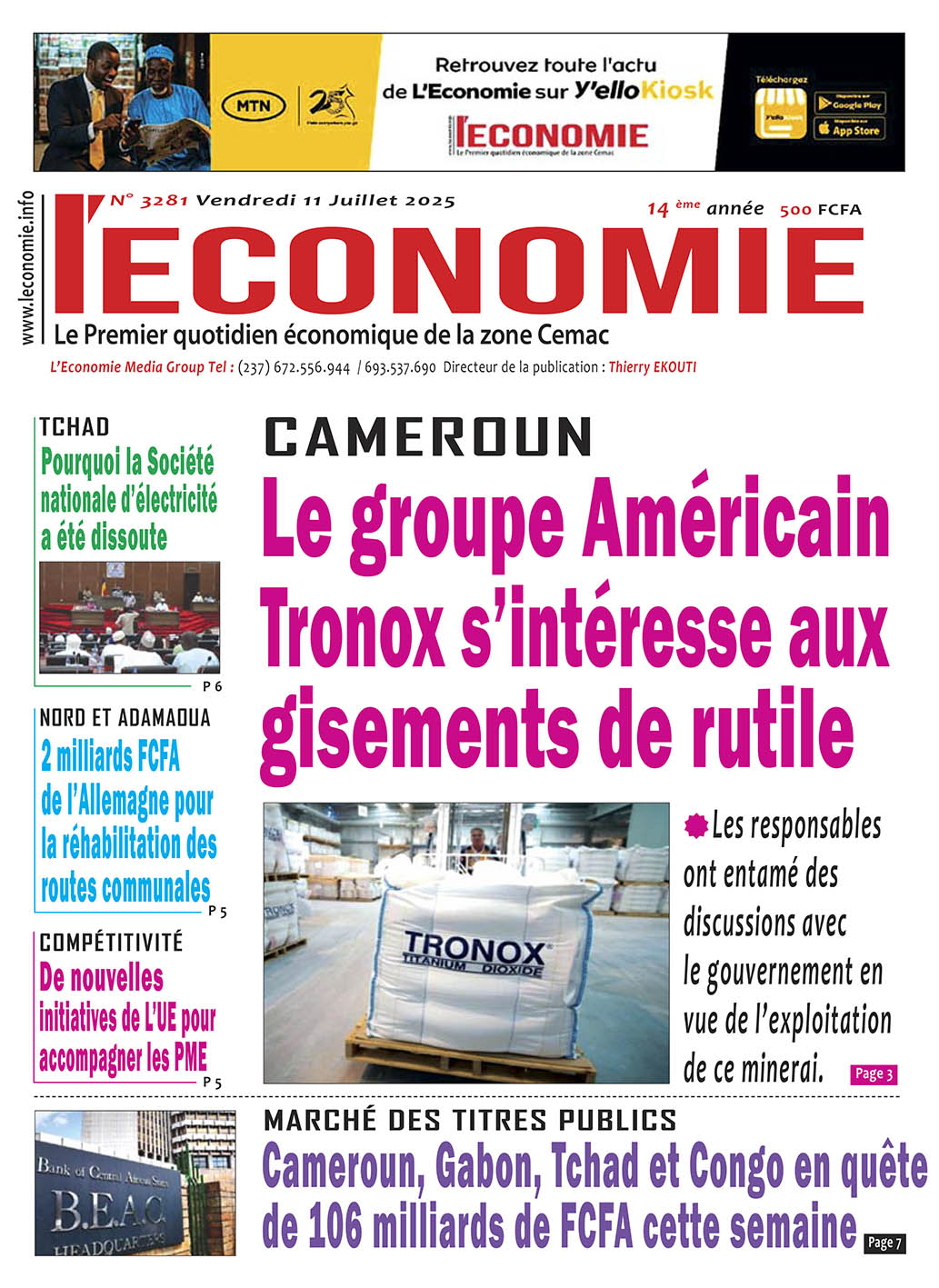 L'ECONOMIE N°3281