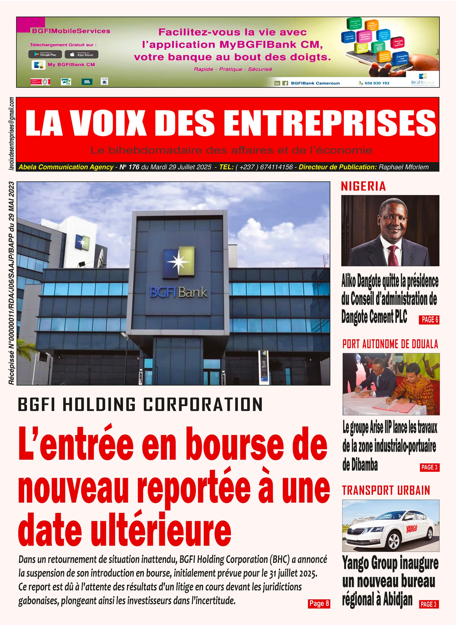 LA VOIX DES ENTREPRISES N°176