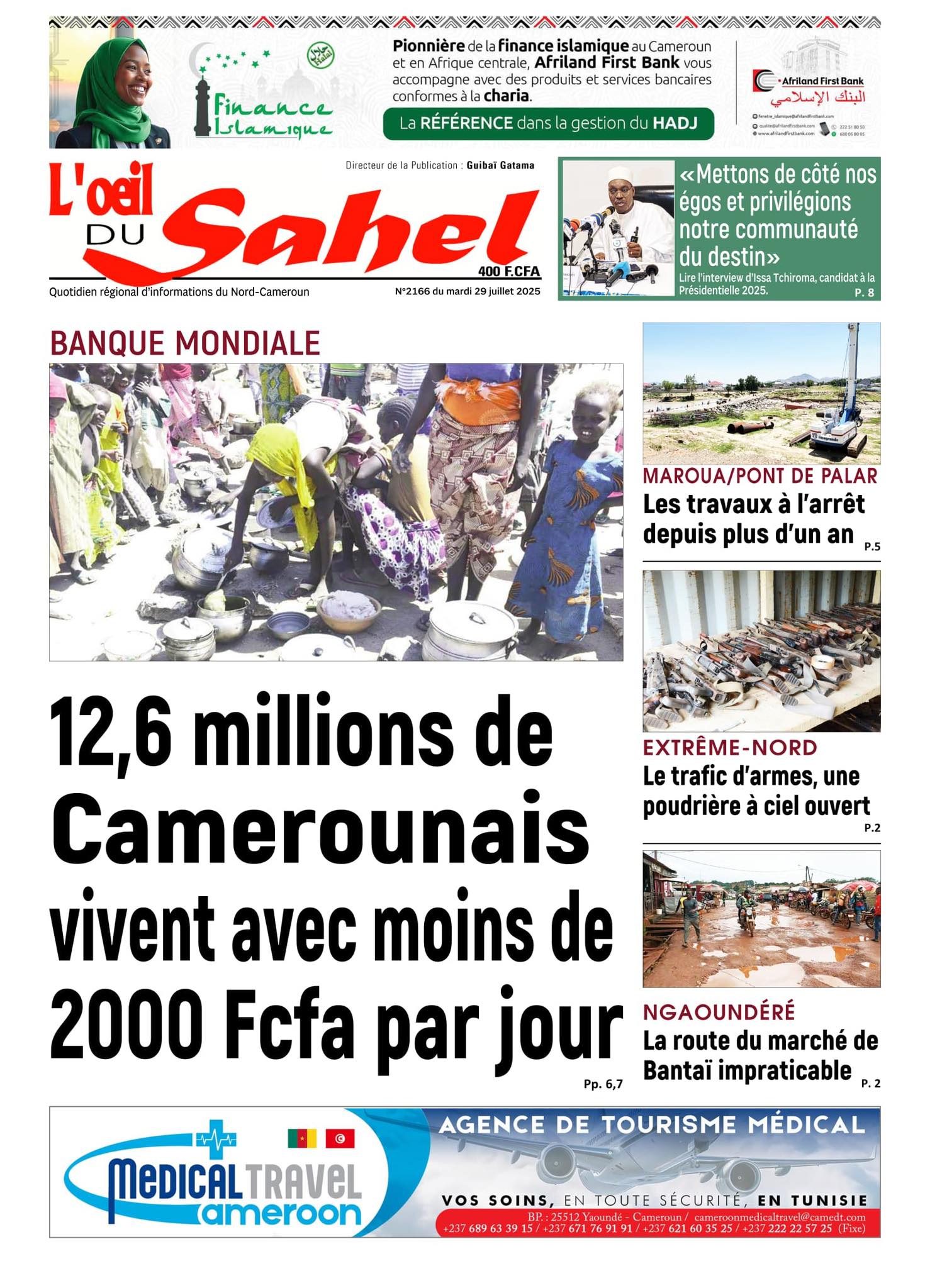 L'OEIL DU SAHEL N°2166