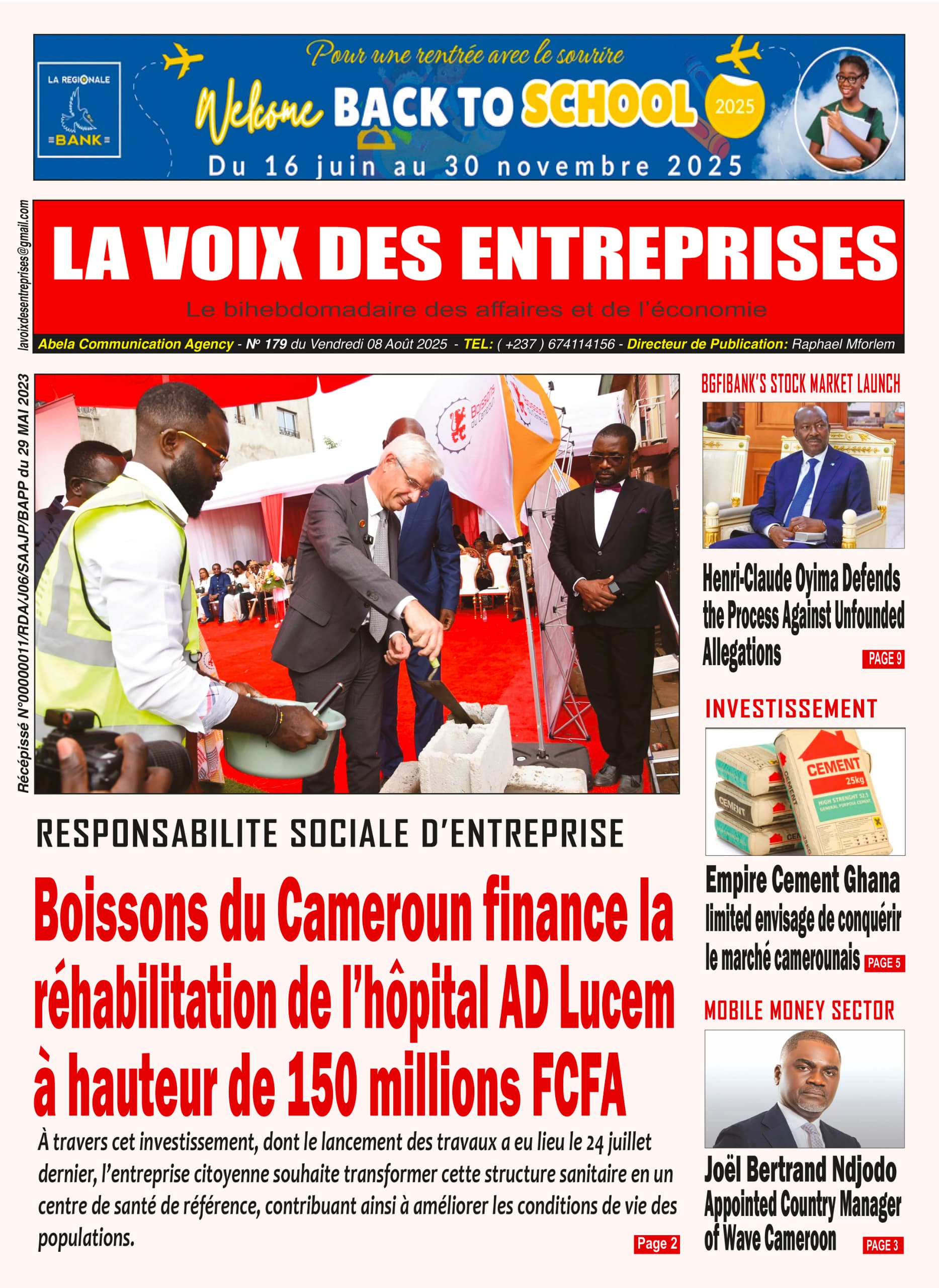 LA VOIX DES ENTREPRISES N°179
