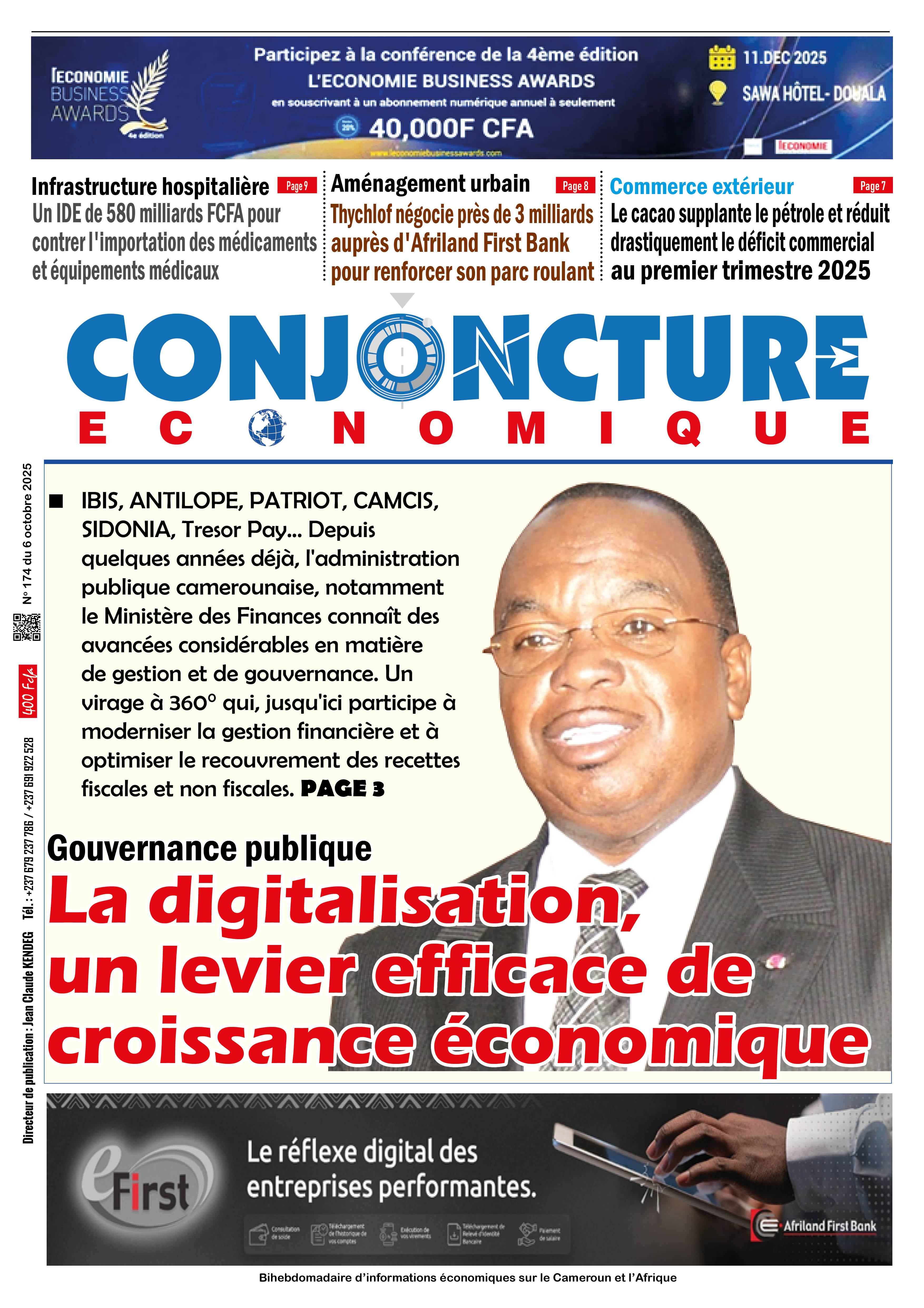 CONJONCTURE ÉCONOMIQUE N°174