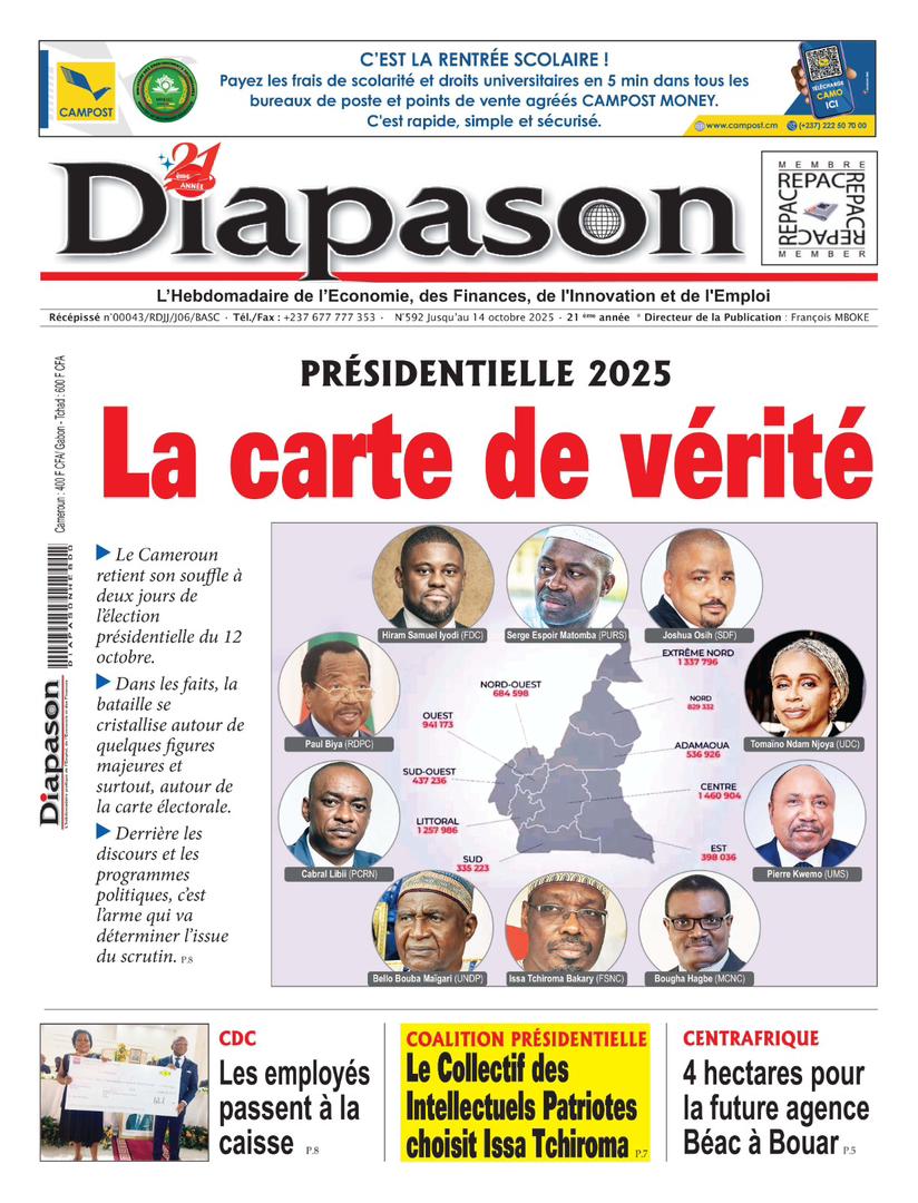 Une du journal DIAPASON N°592