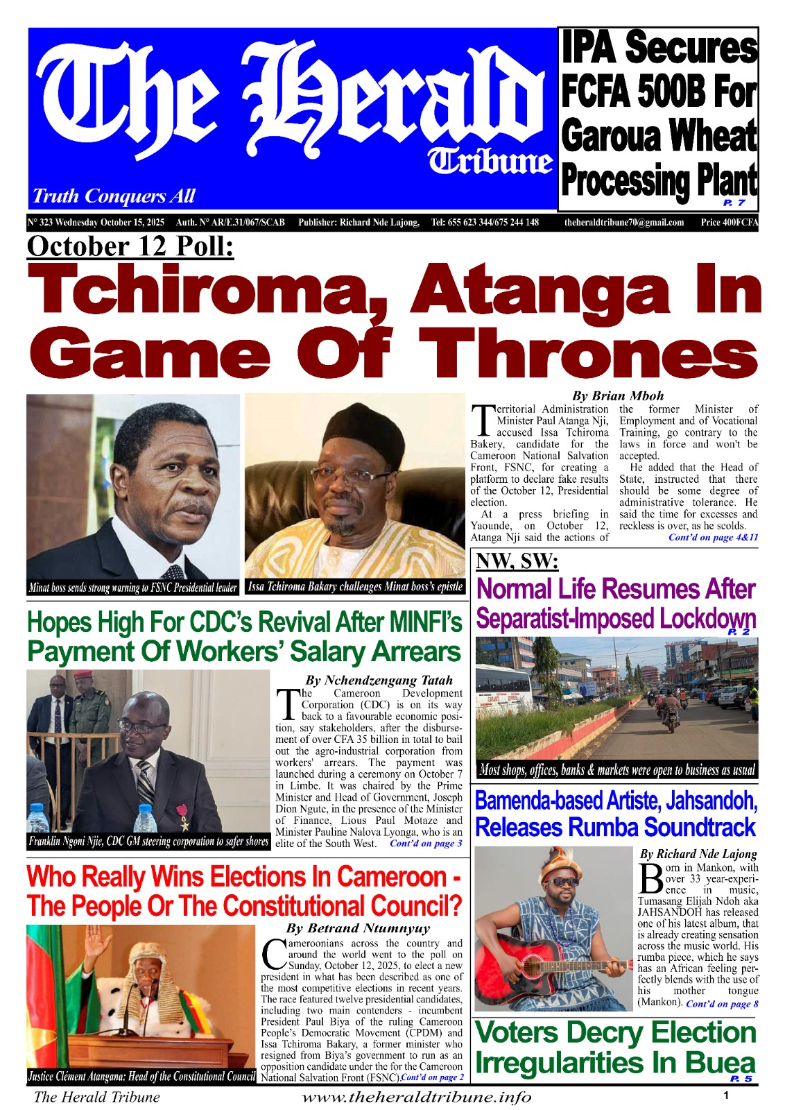 The Herald Tribune N°324