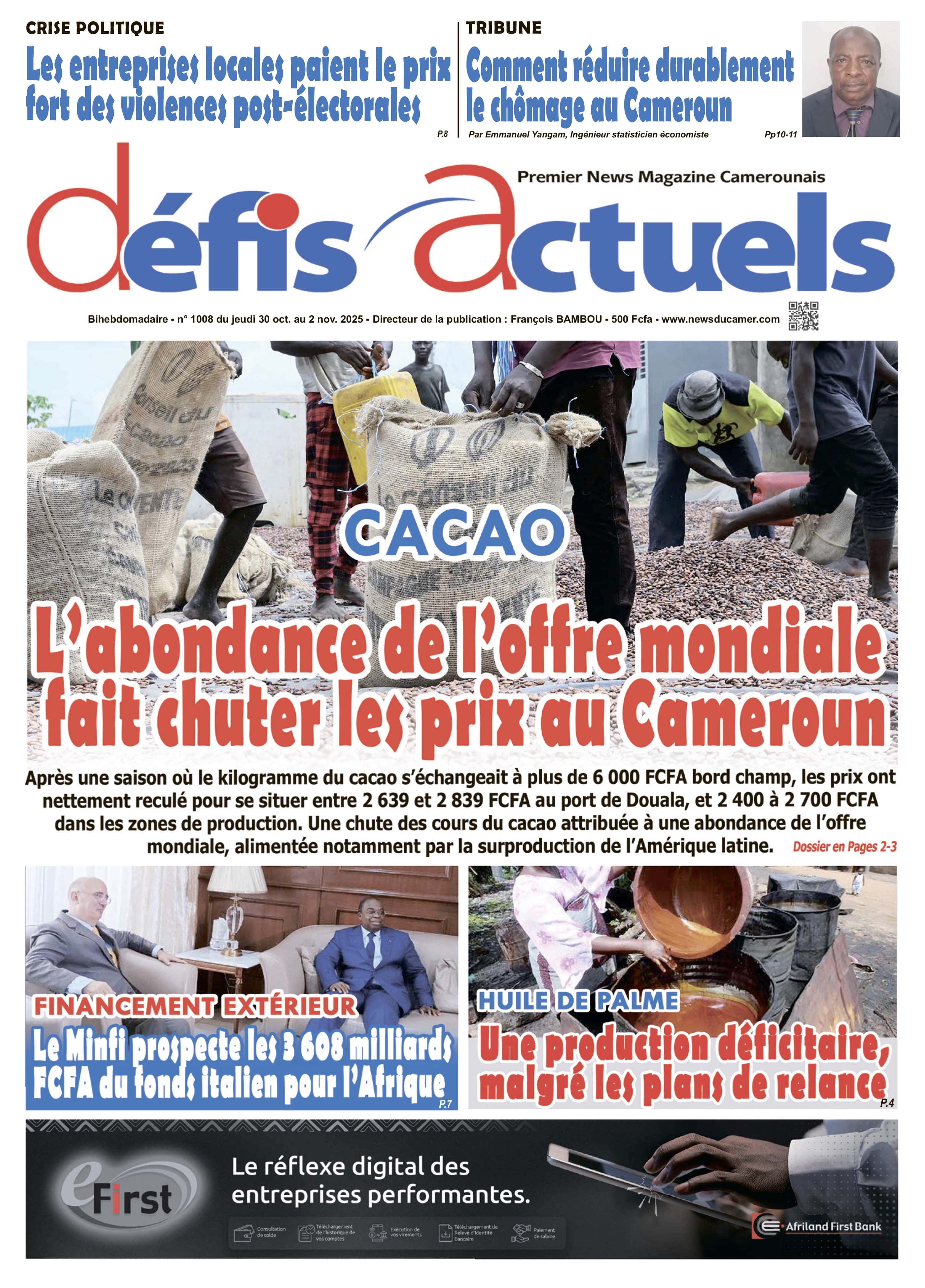 DEFIS ACTUELS N°1008