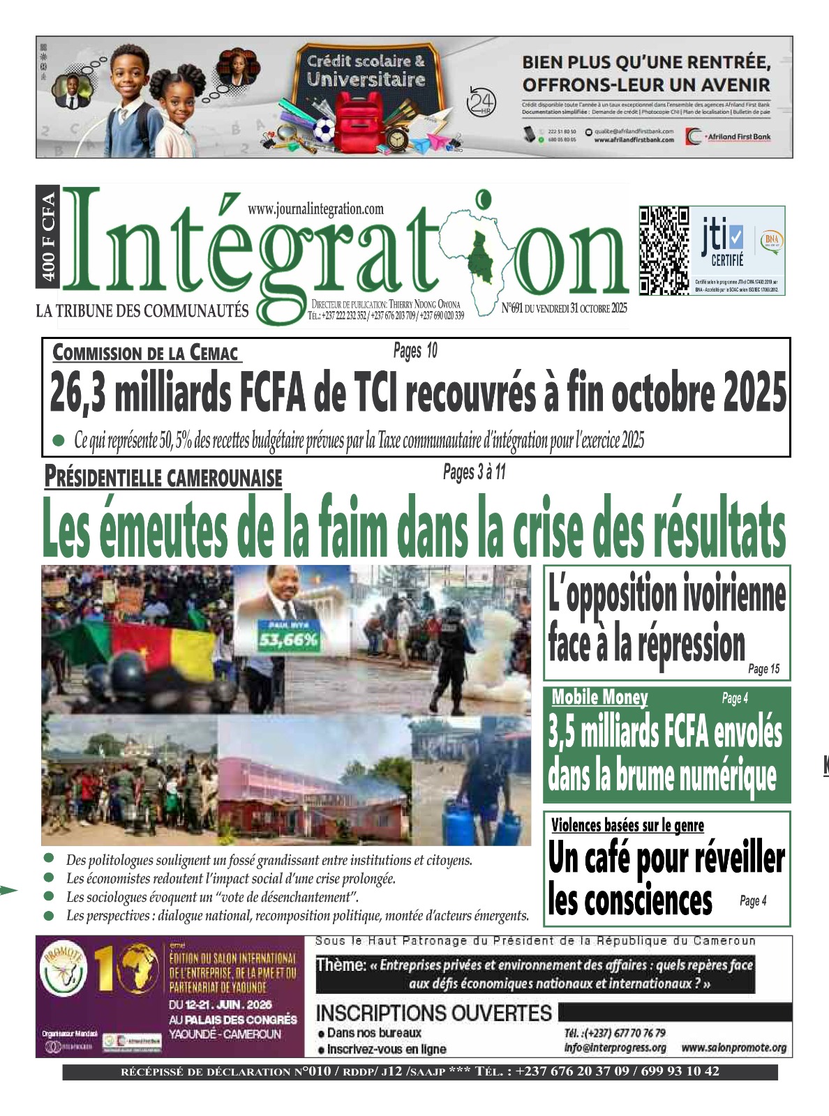 INTÉGRATION N°691