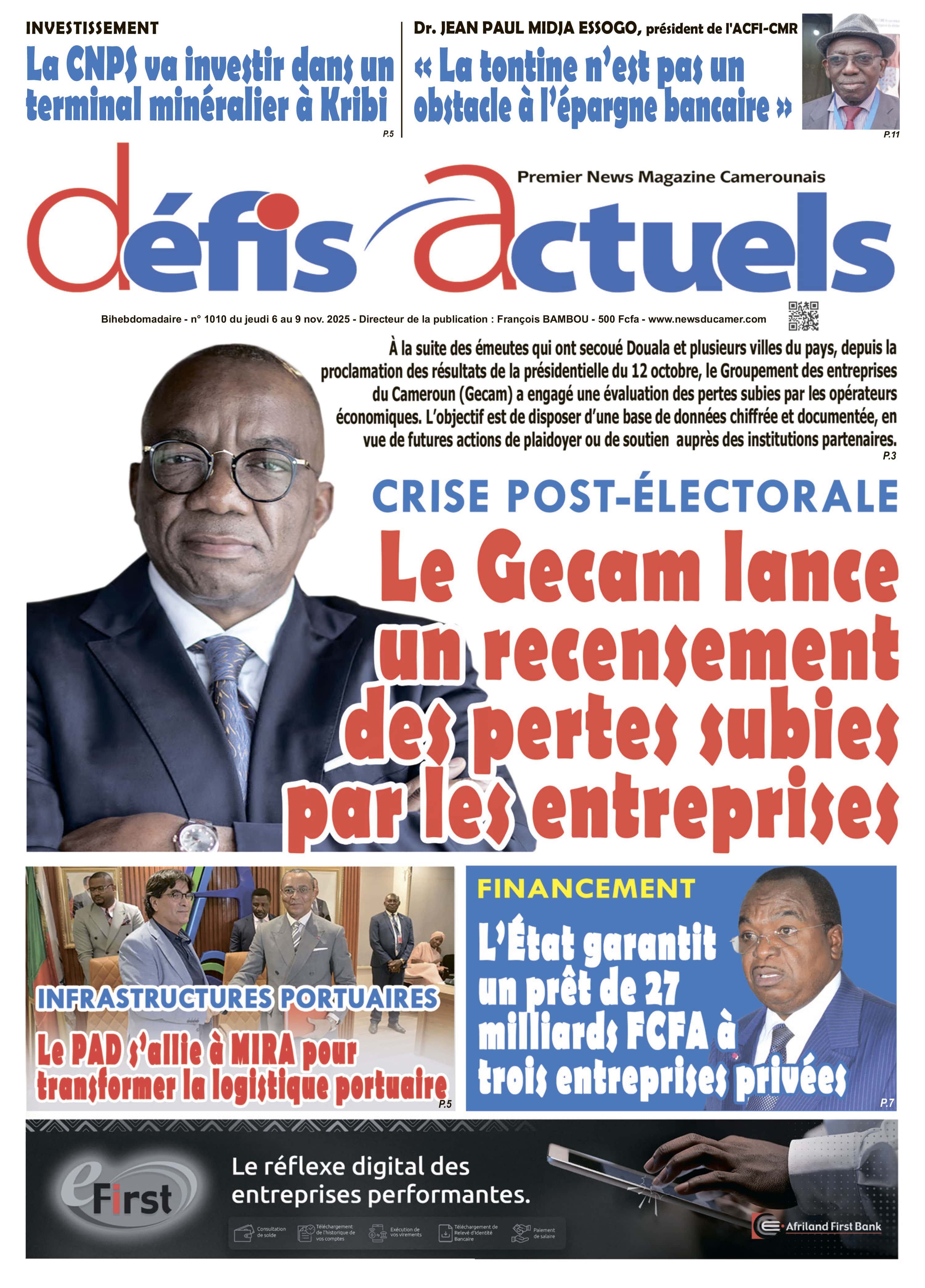 DÉFIS ACTUELS N°1010