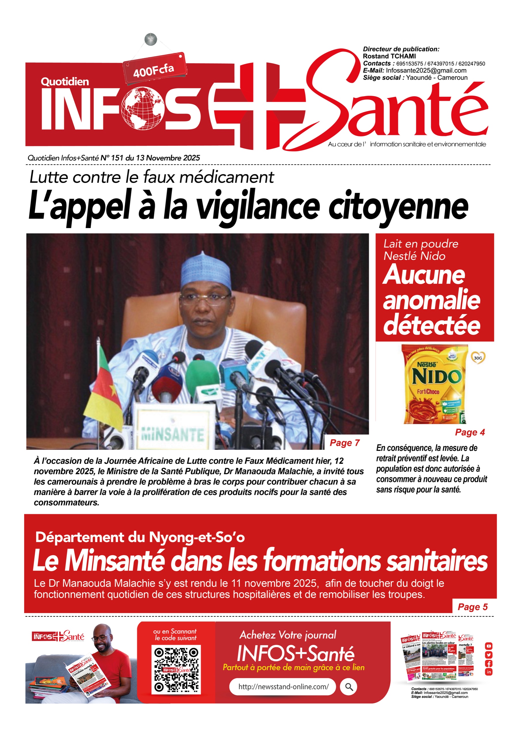 INFOS+ SANTÉ N°151