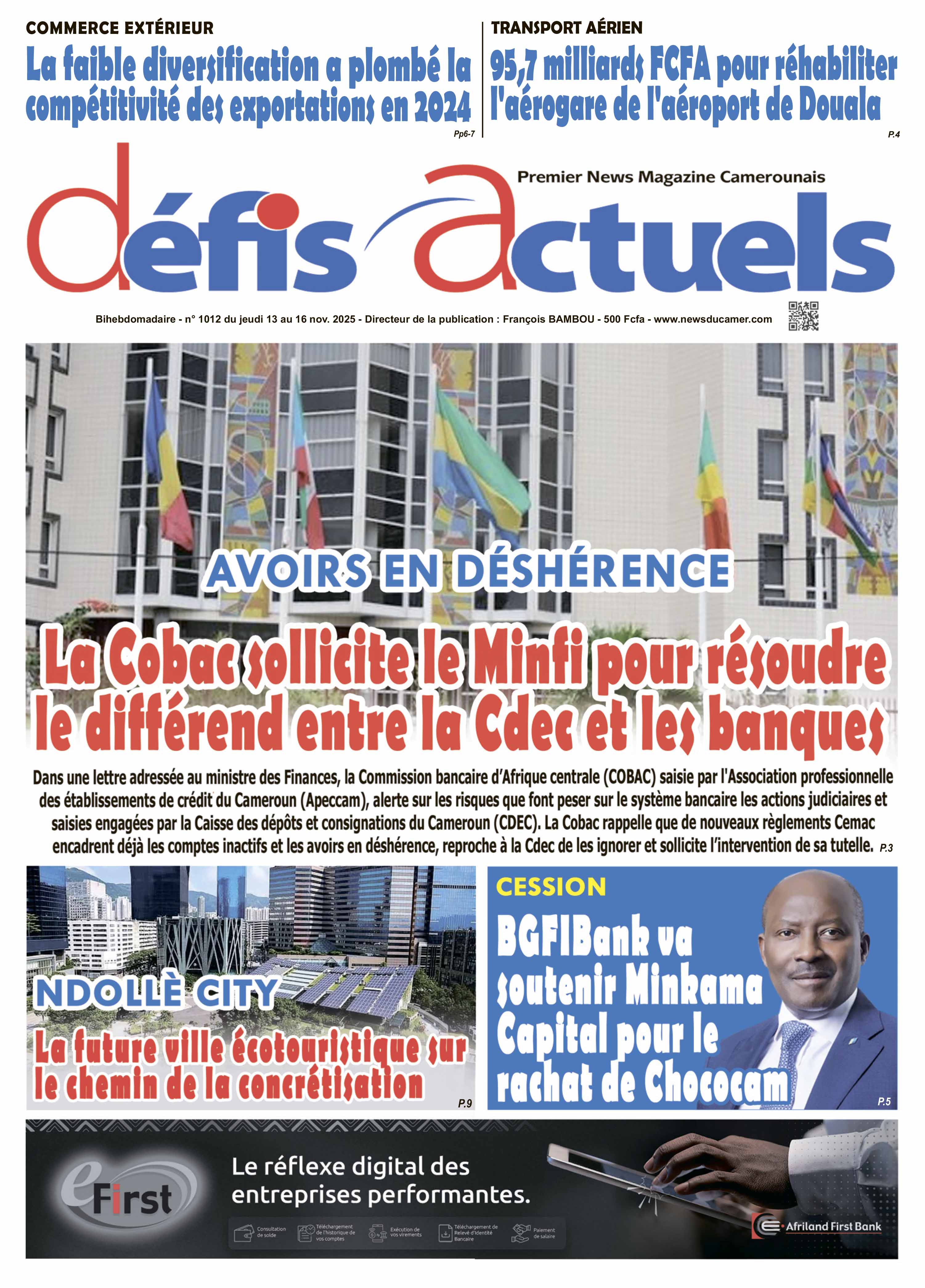 DEFIS ACTUELS N°1012