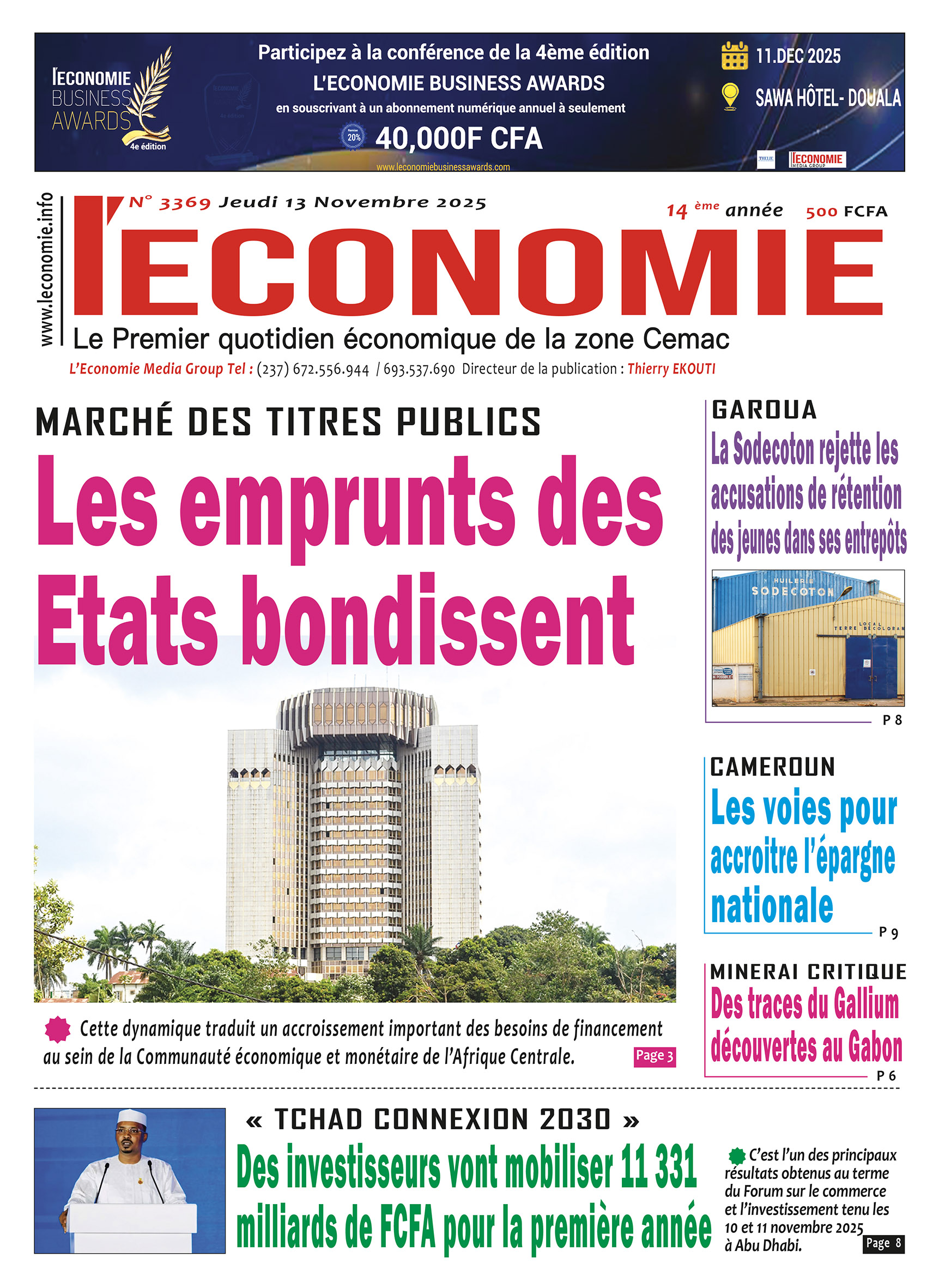 L'ECONOMIE N°3369