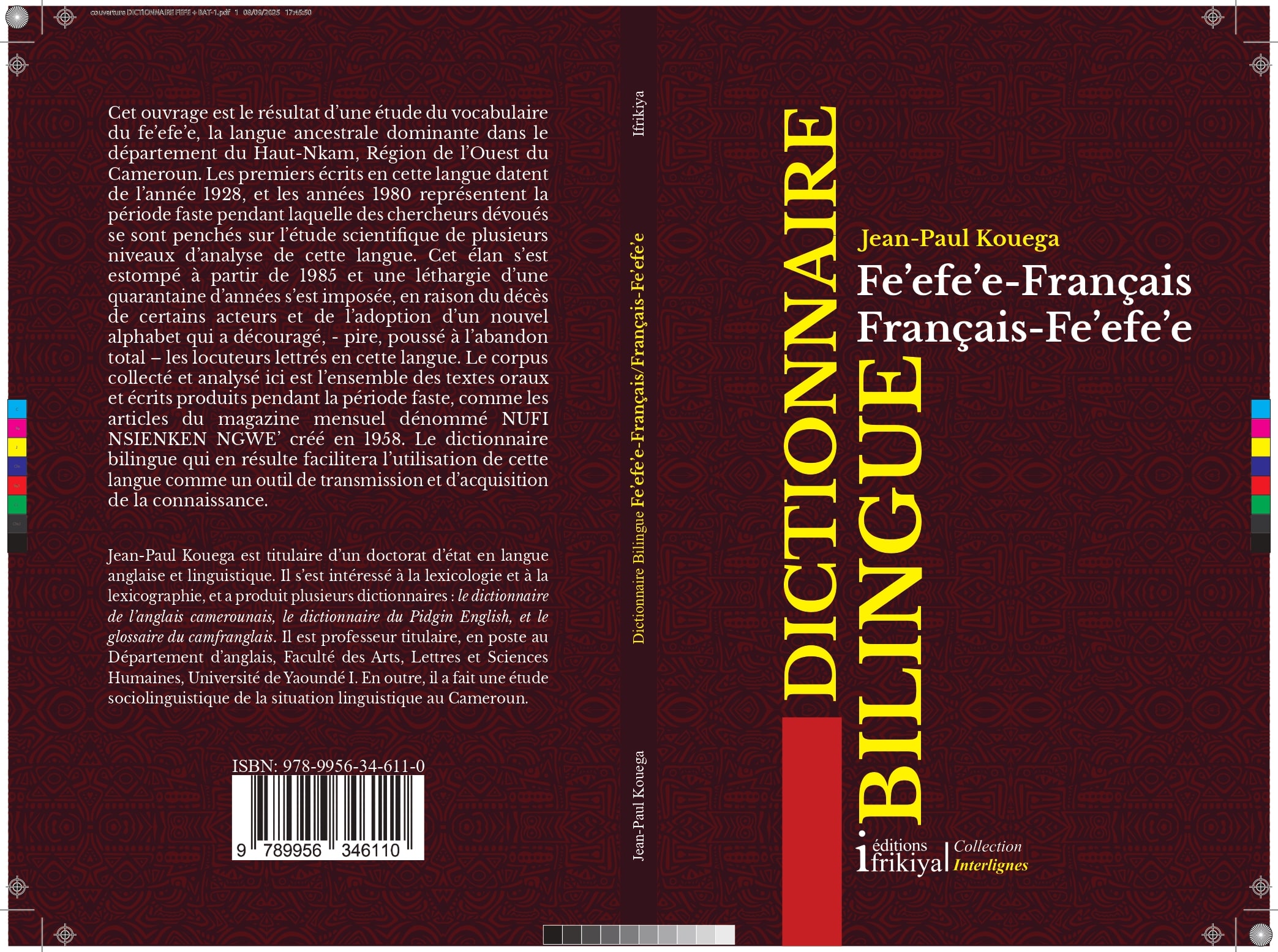 Dictionnaire bilingue français-fe'efe'e 