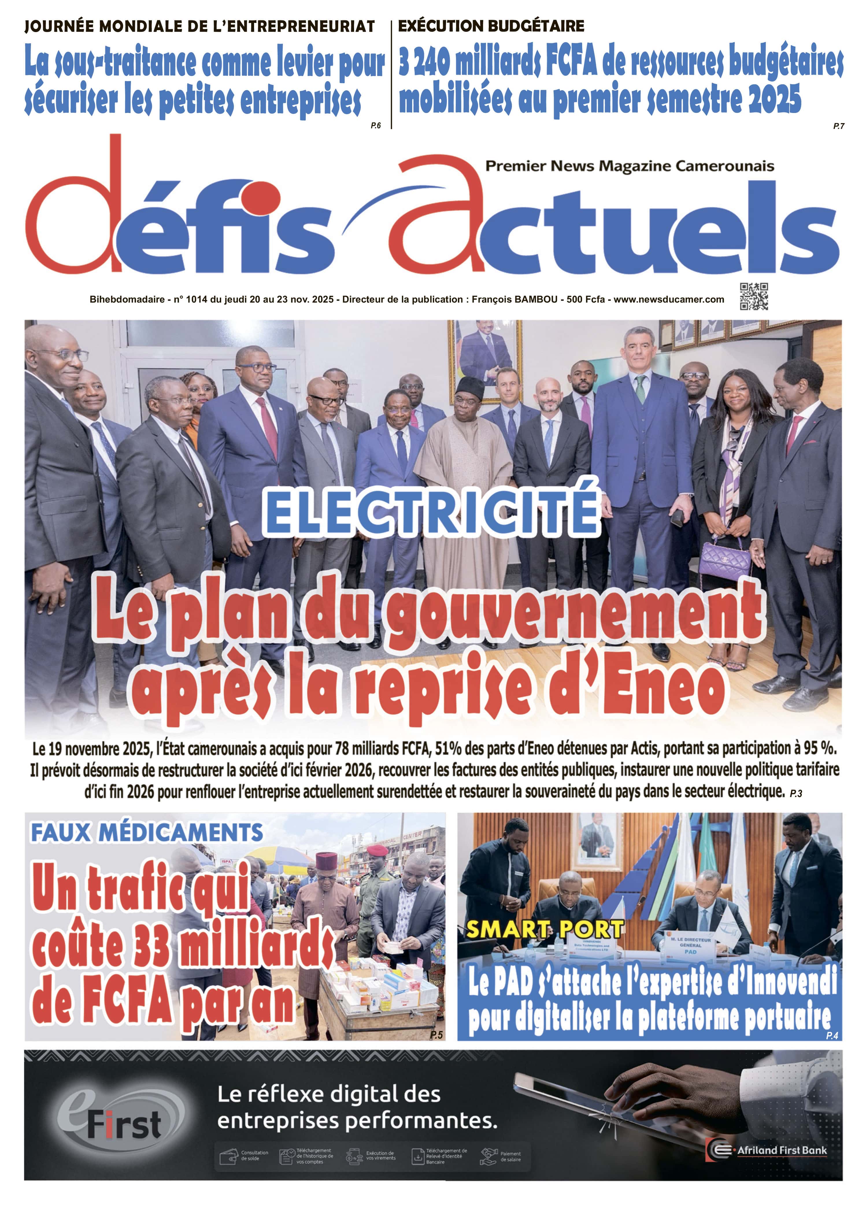 DEFIS ACTUELS N°1014