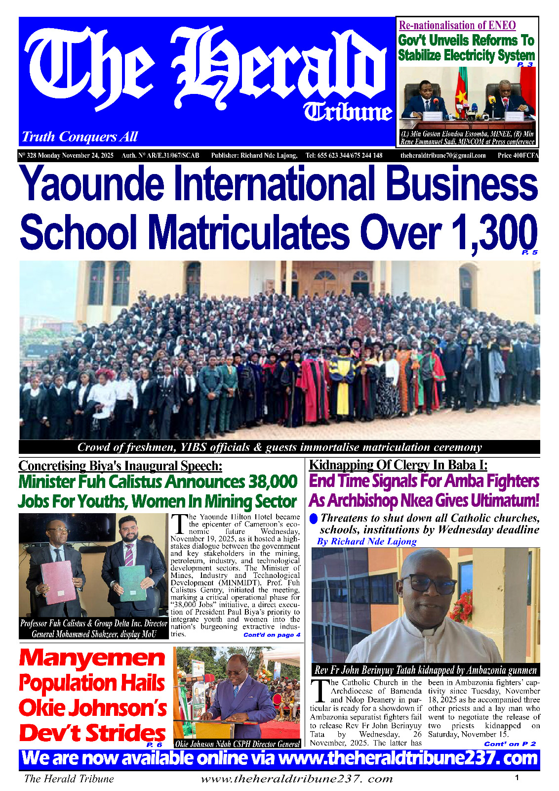 The Herald Tribune N°328