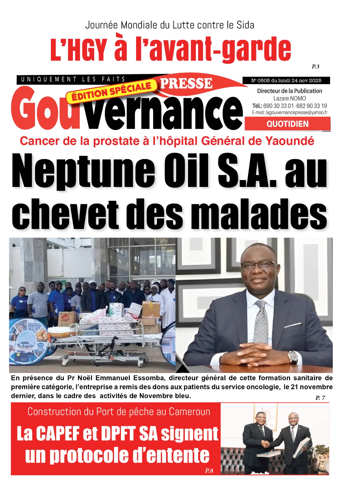 GOUVERNANCE PRESSE N°505 EDITION SPECIALE