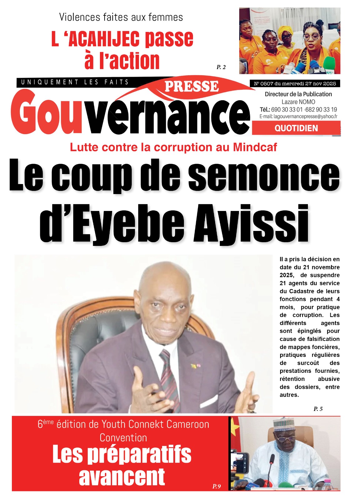 GOUVERNANCE PRESSE N°507
