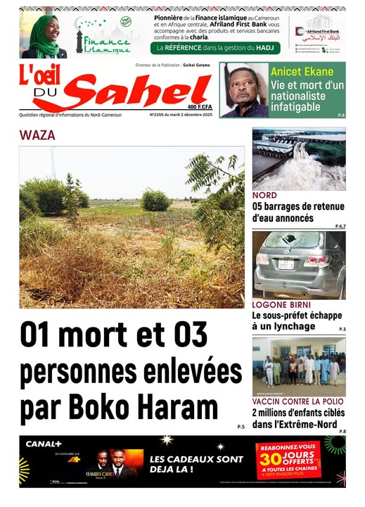 L’ŒIL DU SAHEL N°2255