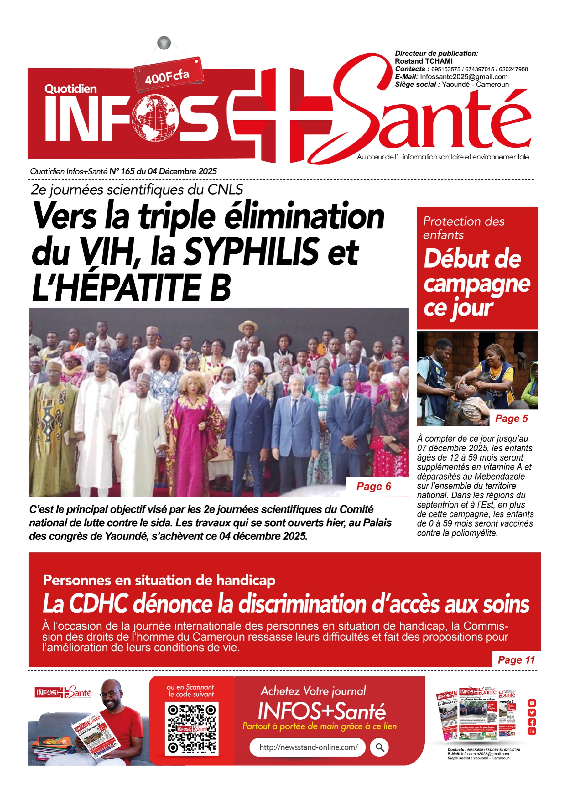 INFOS+ SANTÉ N°165