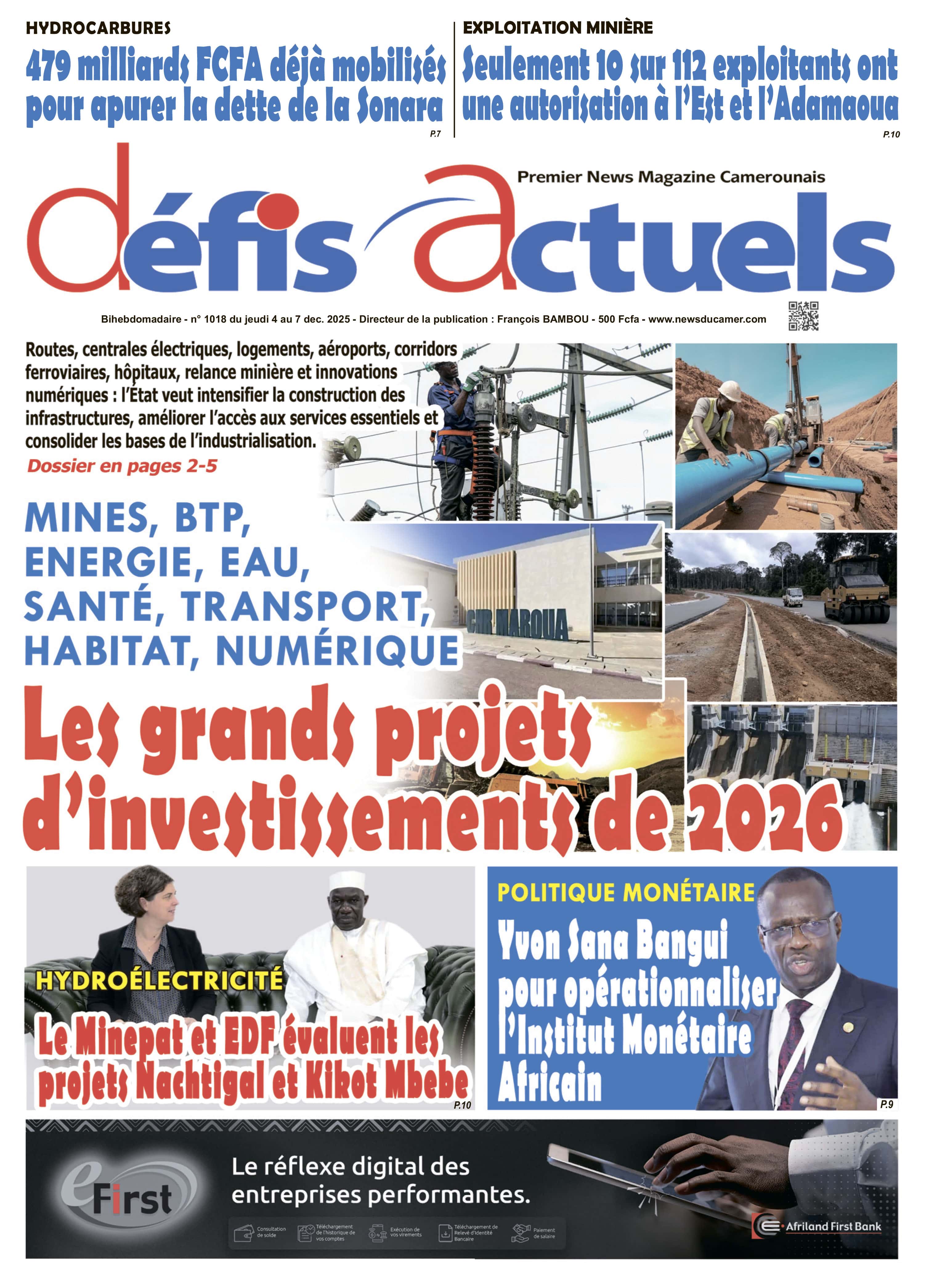 DÉFIS ACTUELS N°1018