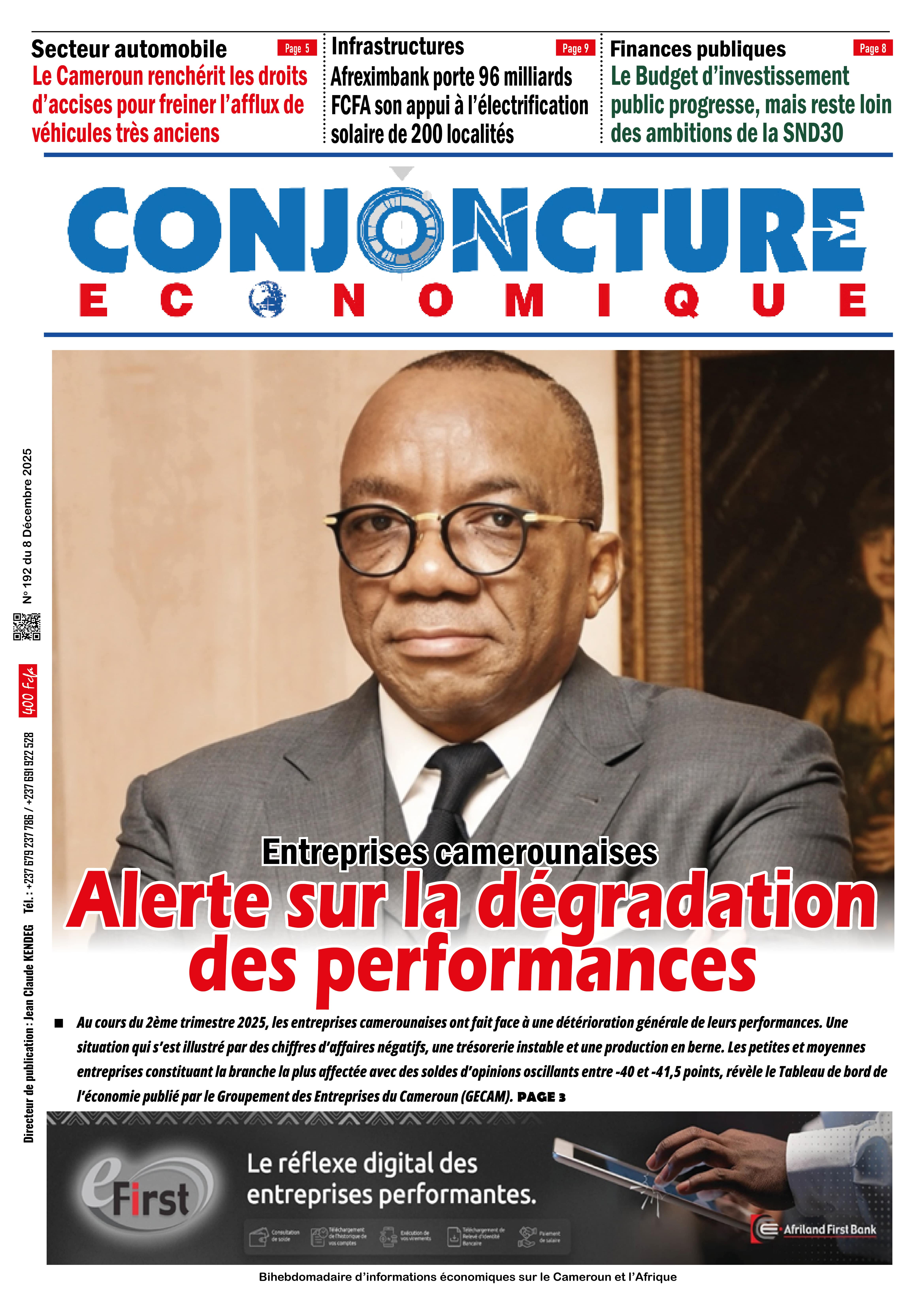 Conjoncture Économique N°192