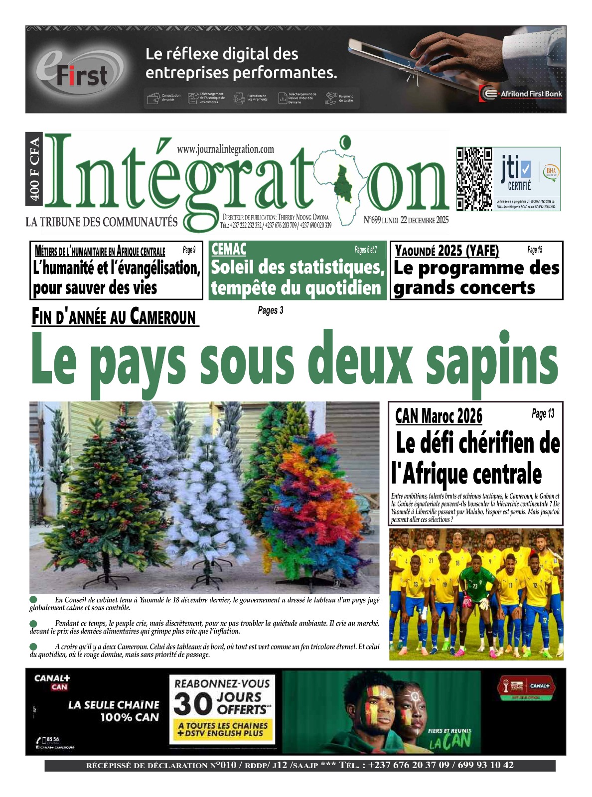 INTÉGRATION N°699