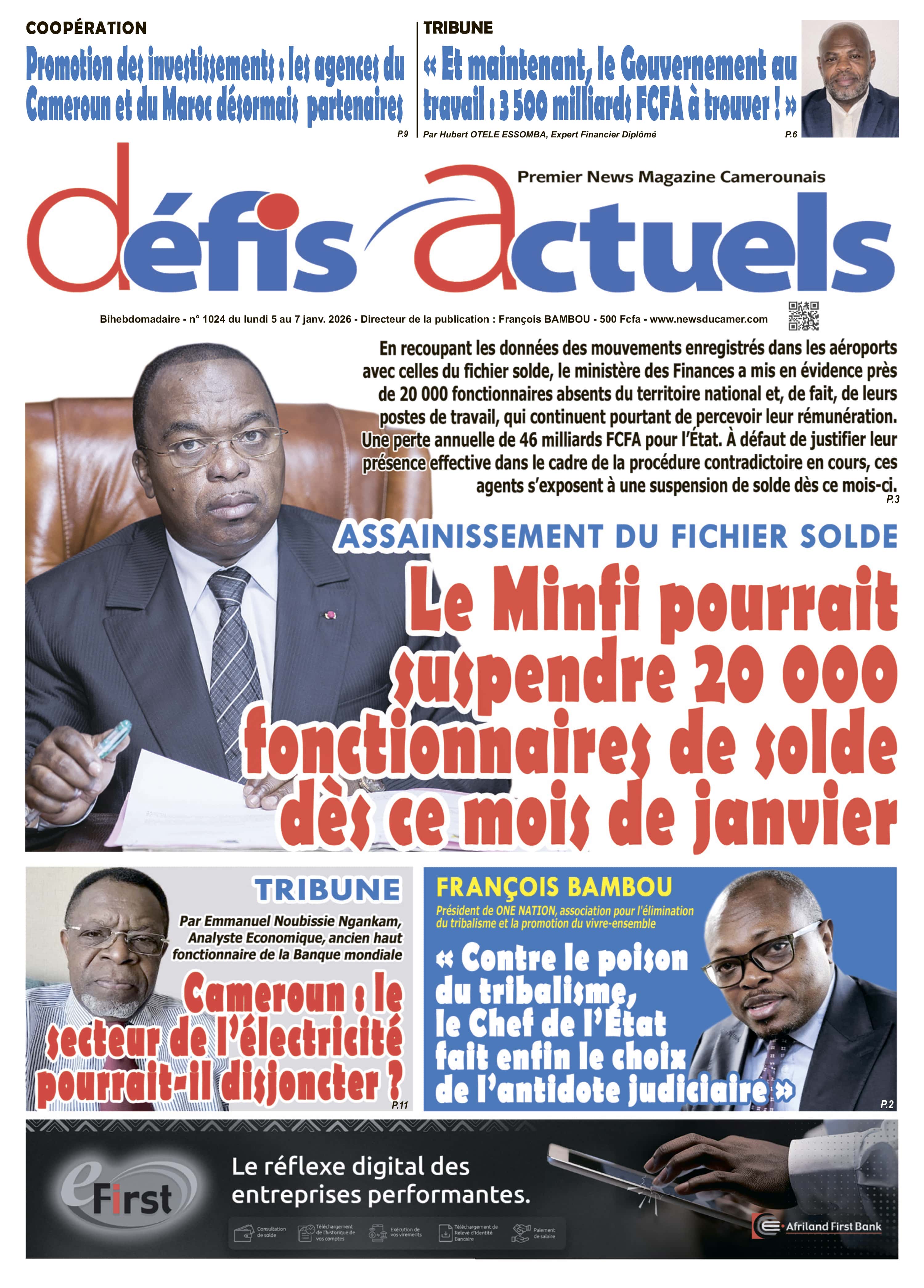 DÉFIS ACTUELS N°1024