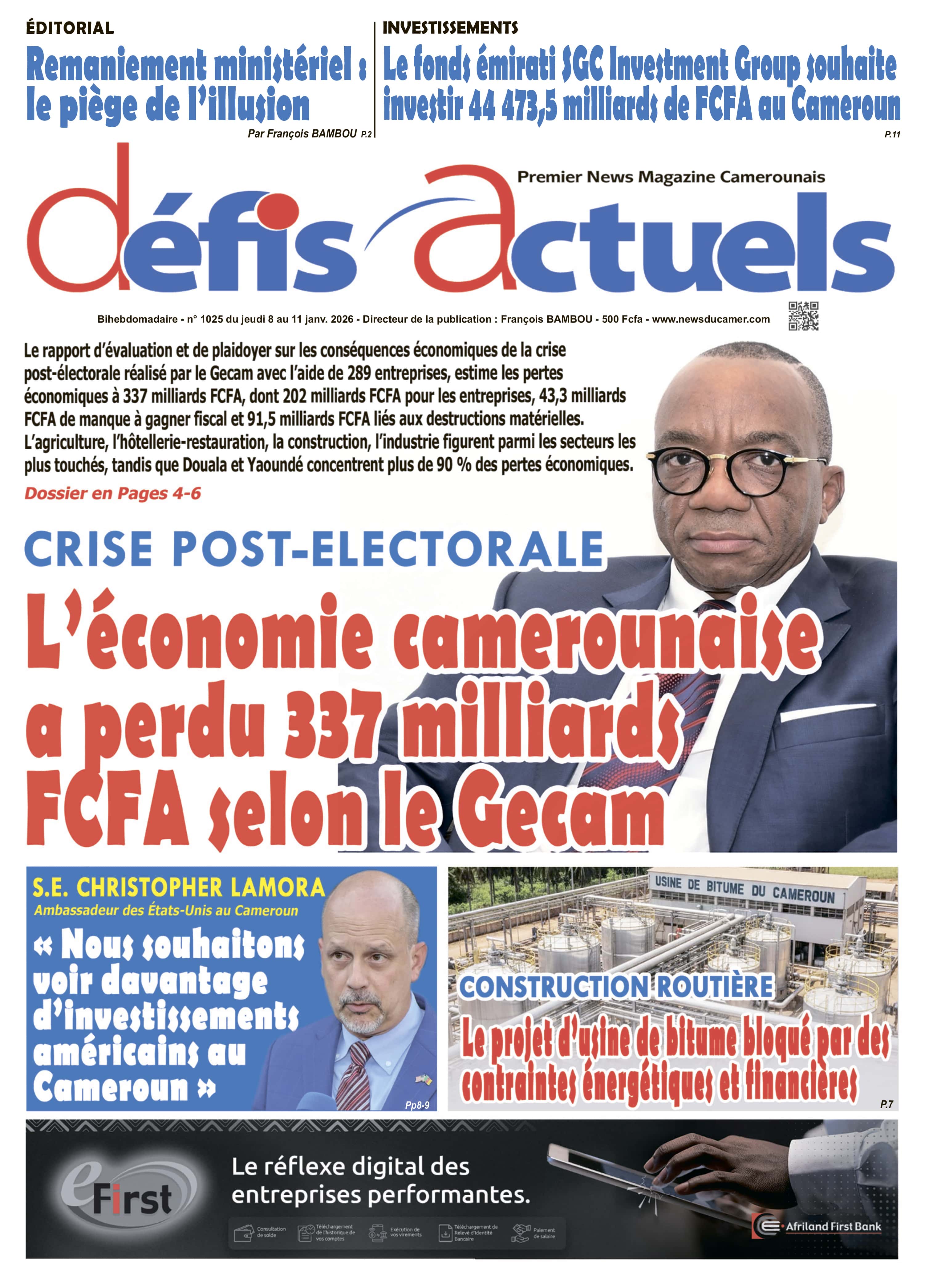 DÉFIS ACTUELS N°1025