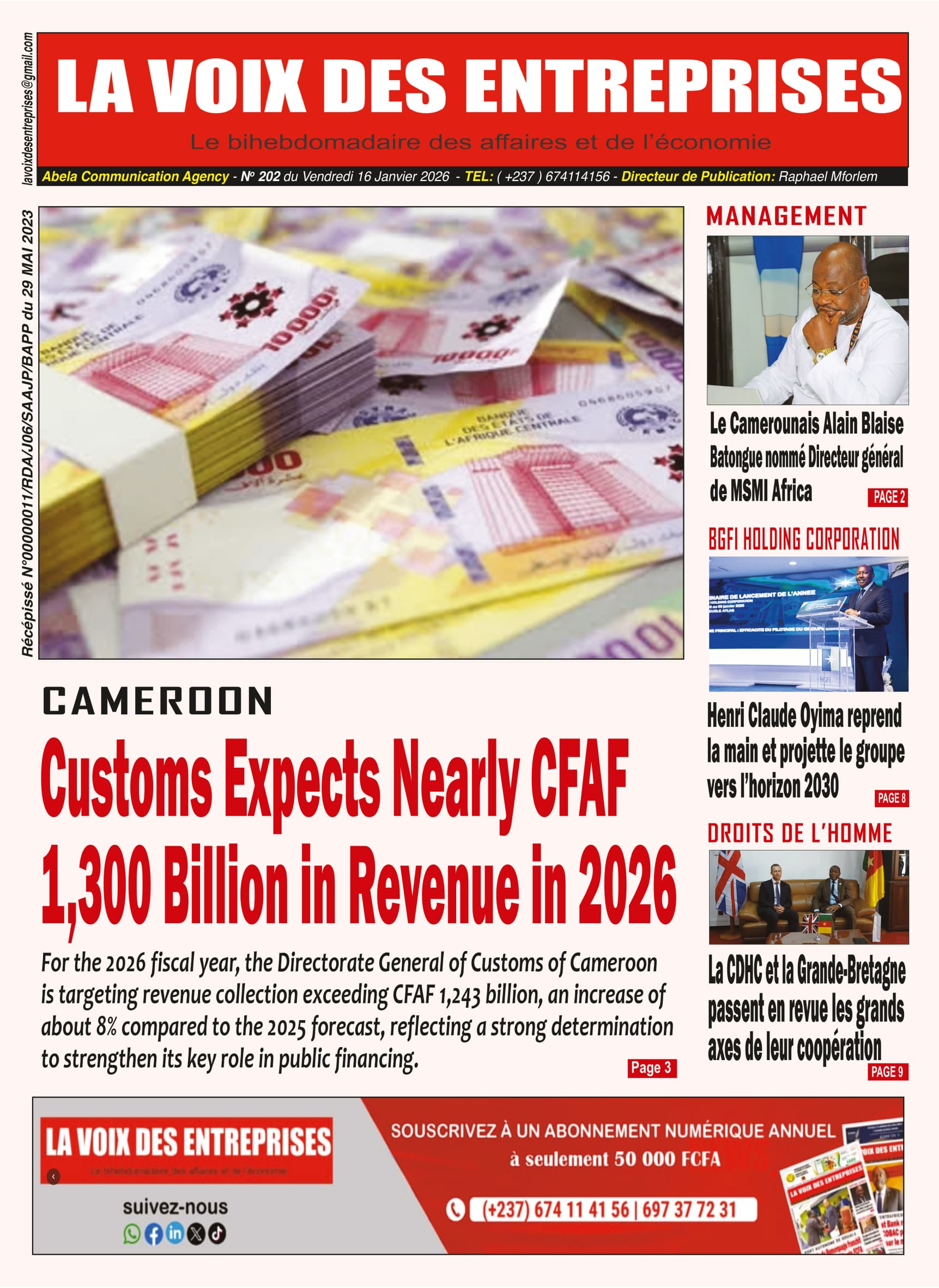 LA VOIX DES ENTREPRISES N°202