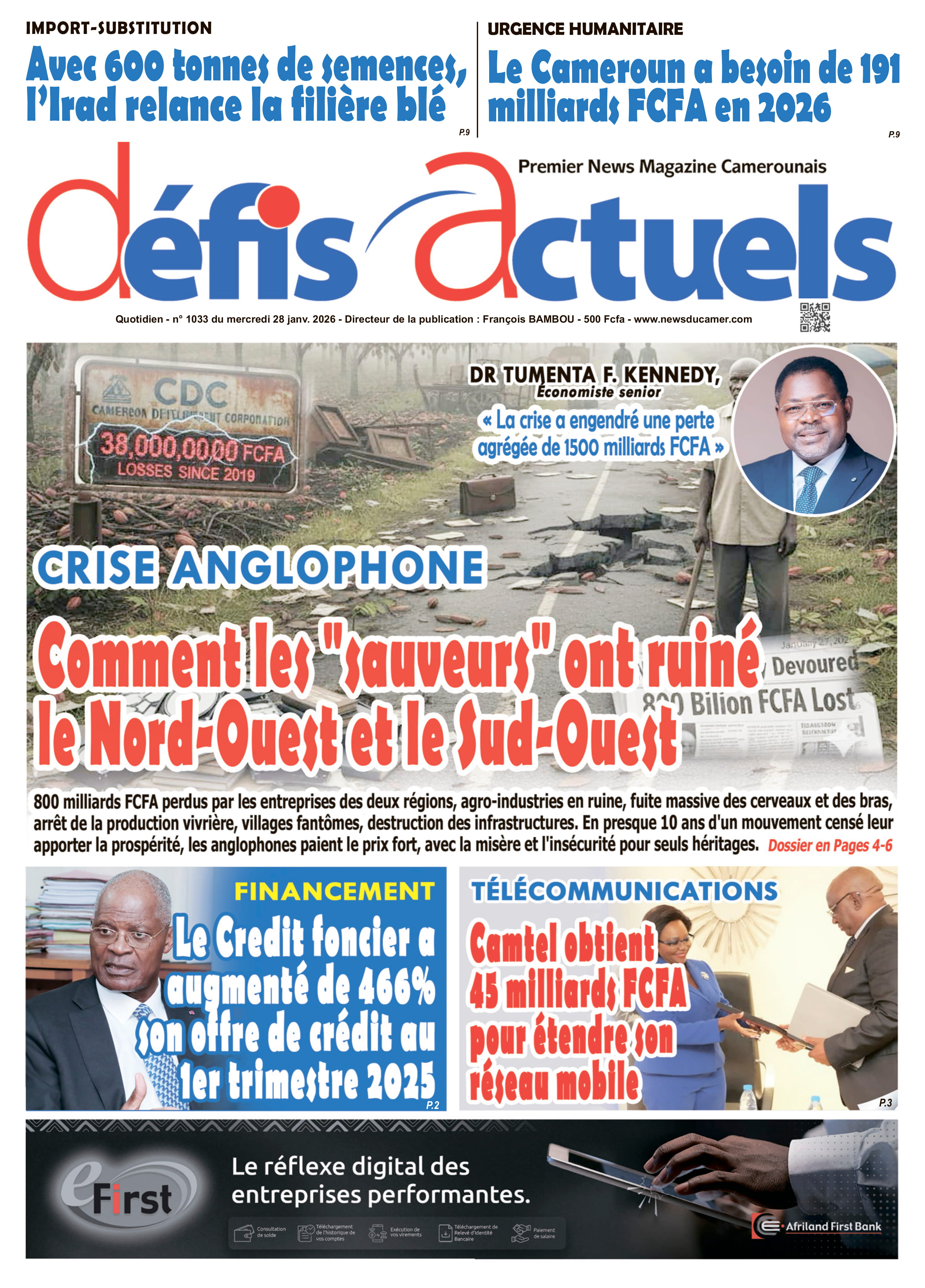 DÉFIS ACTUELS N°1033