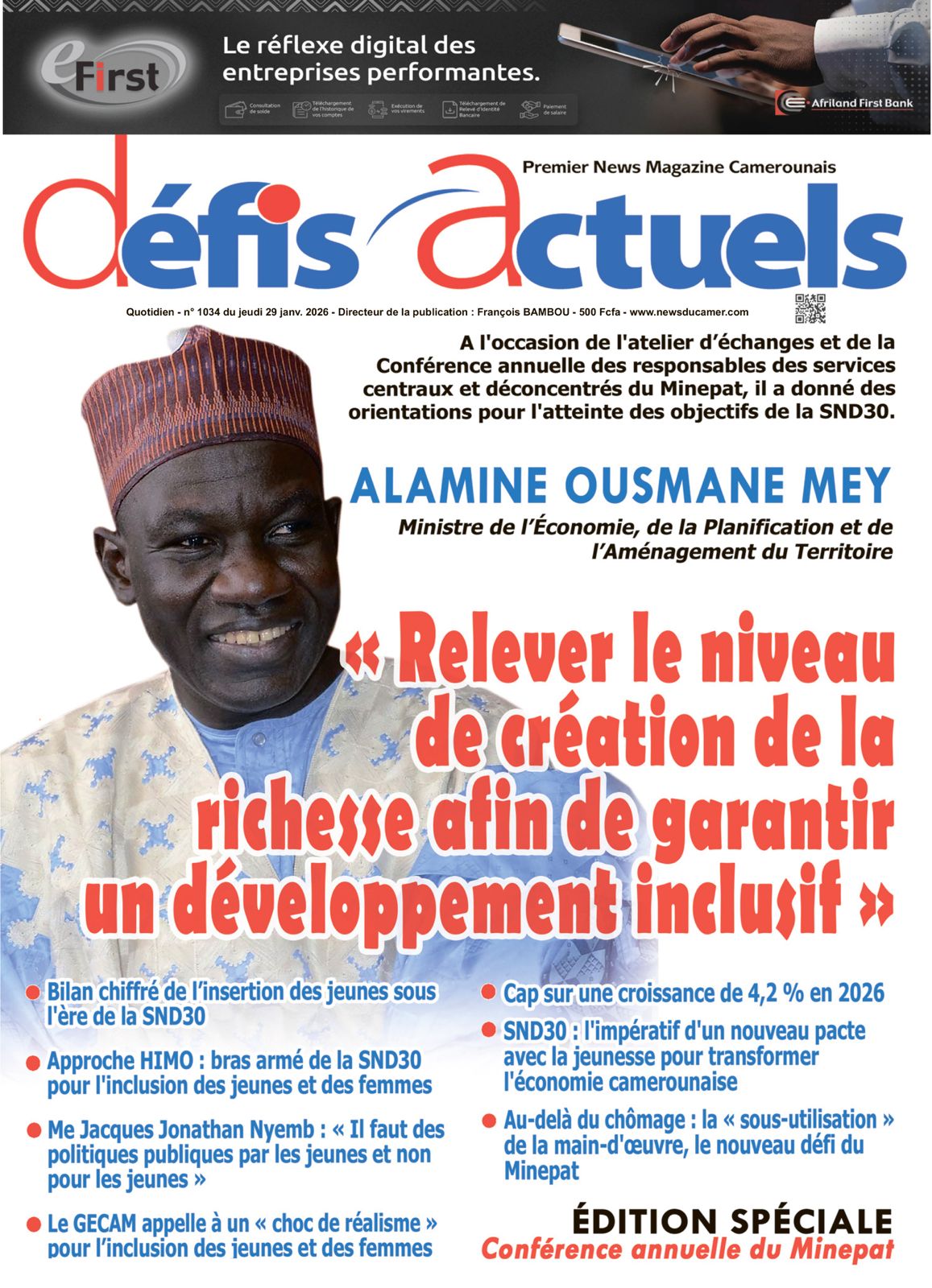 DÉFIS ACTUELS N°1034