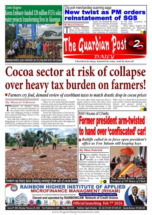 THE GUARDIAN POST N°3692