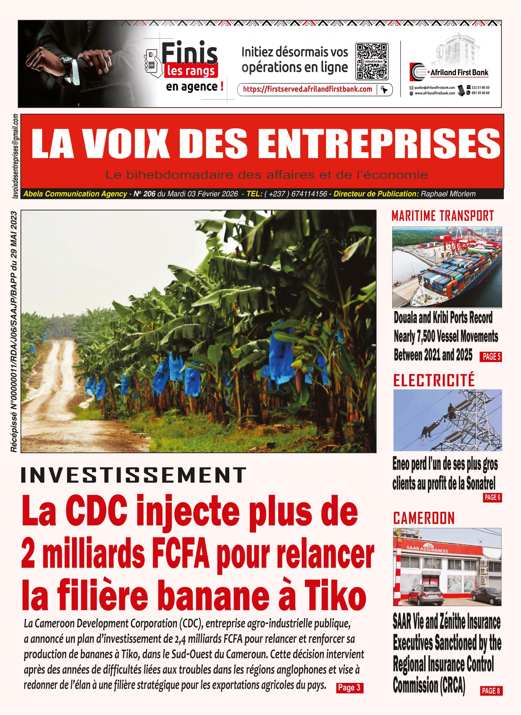 LA VOIX DES ENTREPRISES N°206