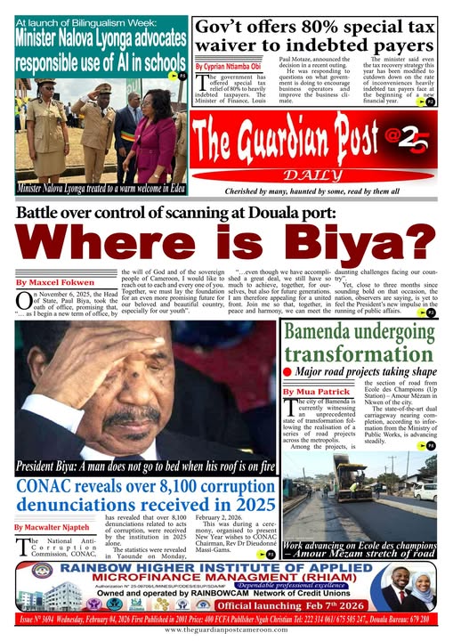 THE GUARDIAN POST N°3694