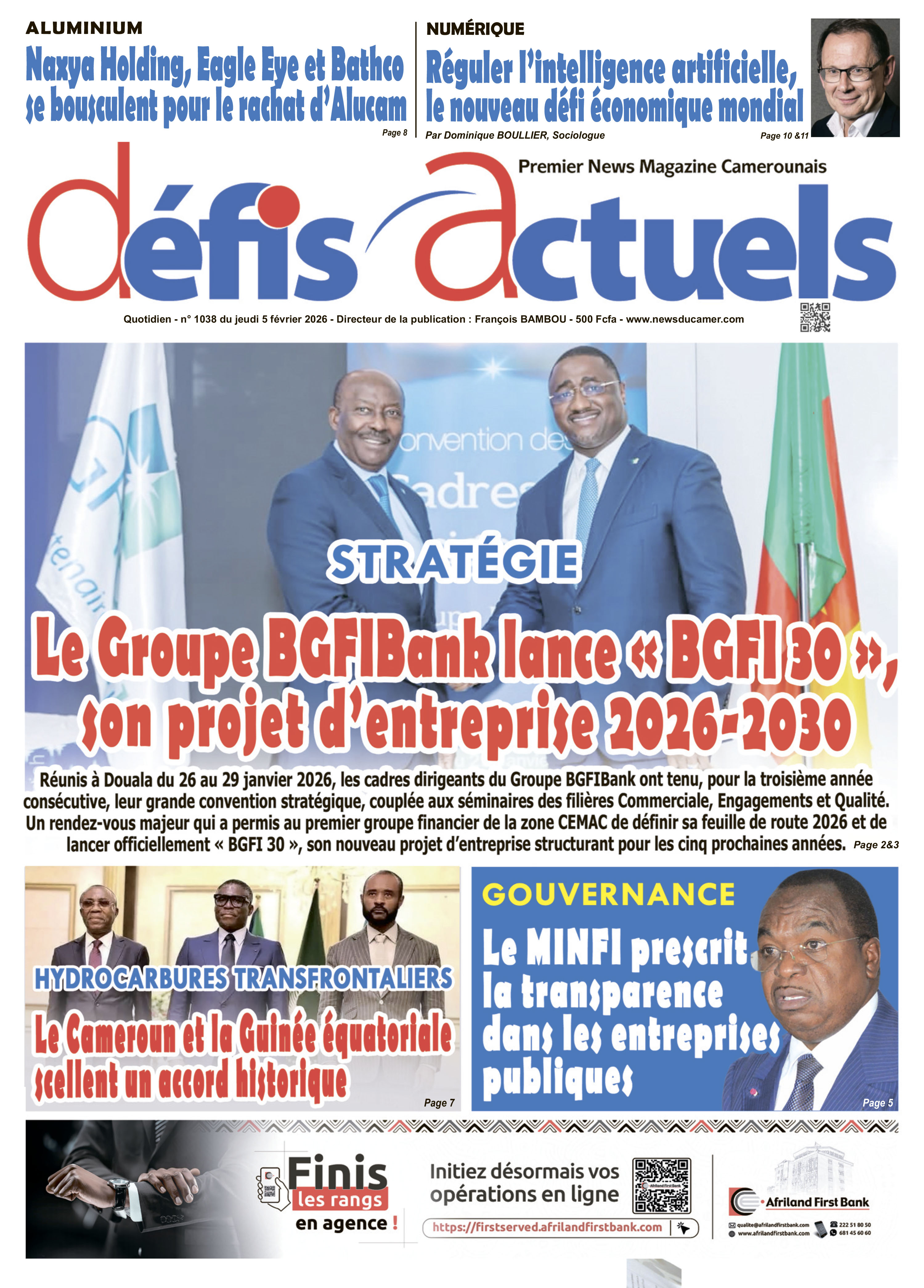 DÉFIS ACTUELS N°1038