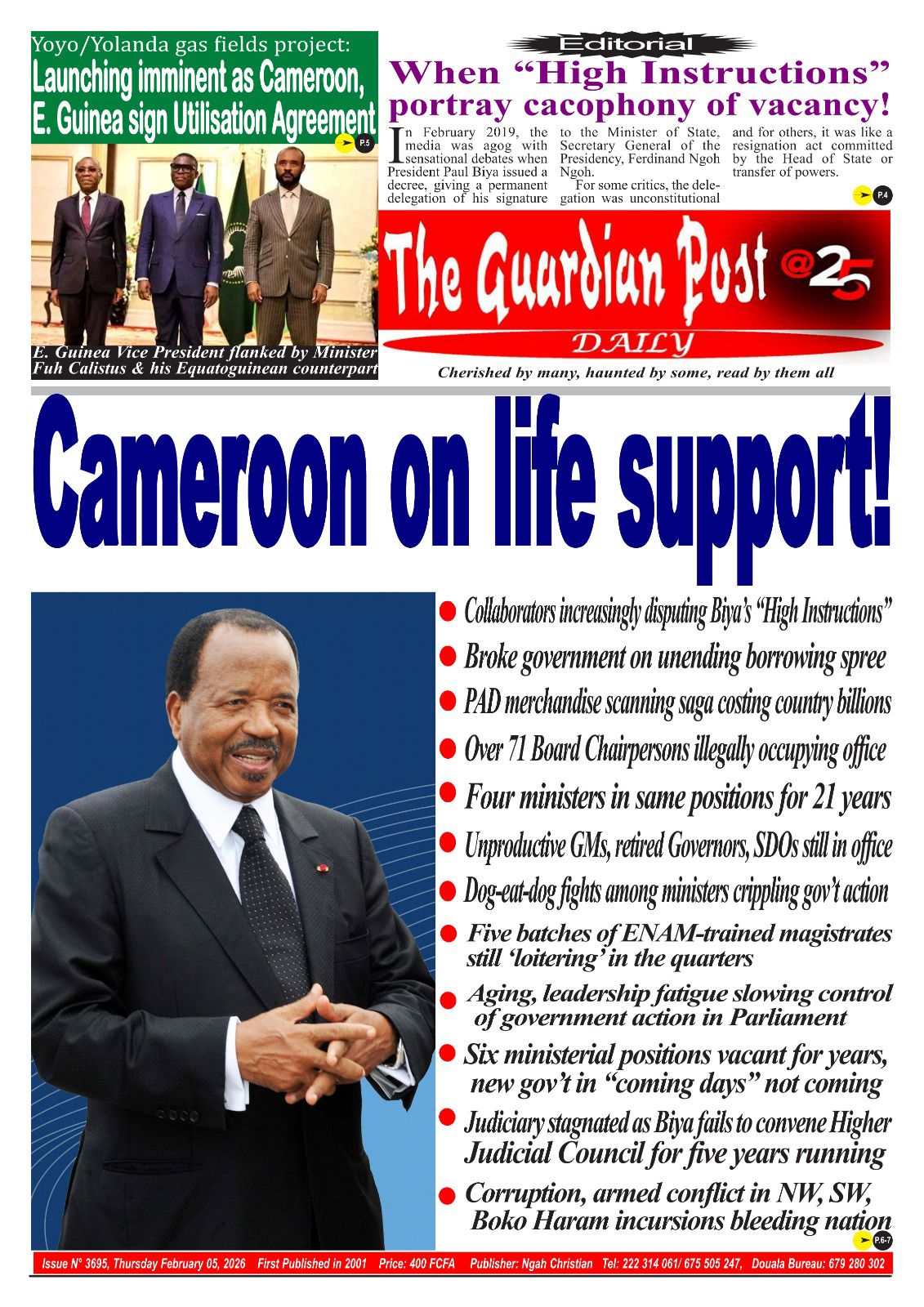 THE GUARDIAN POST N°3695