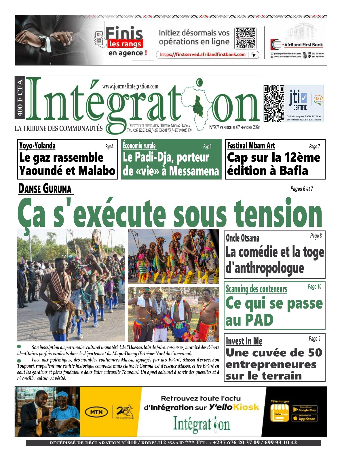 INTÉGRATION N°707
