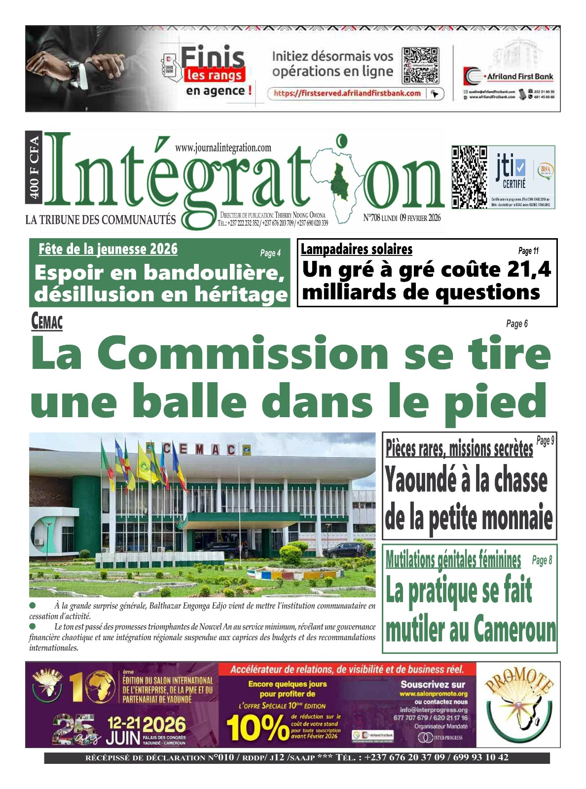 INTÉGRATION N°708