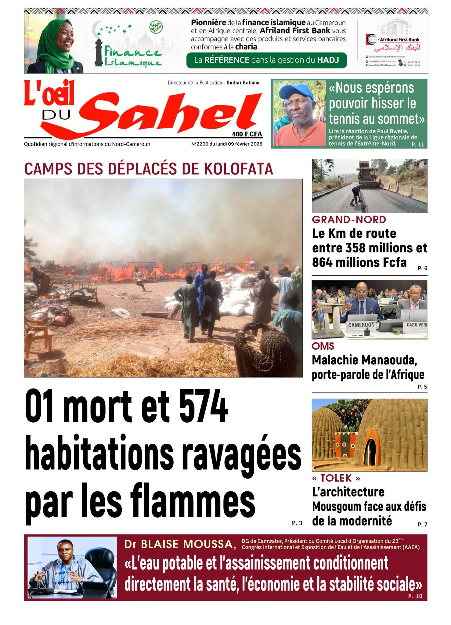 L’ŒIL DU SAHEL N°2290