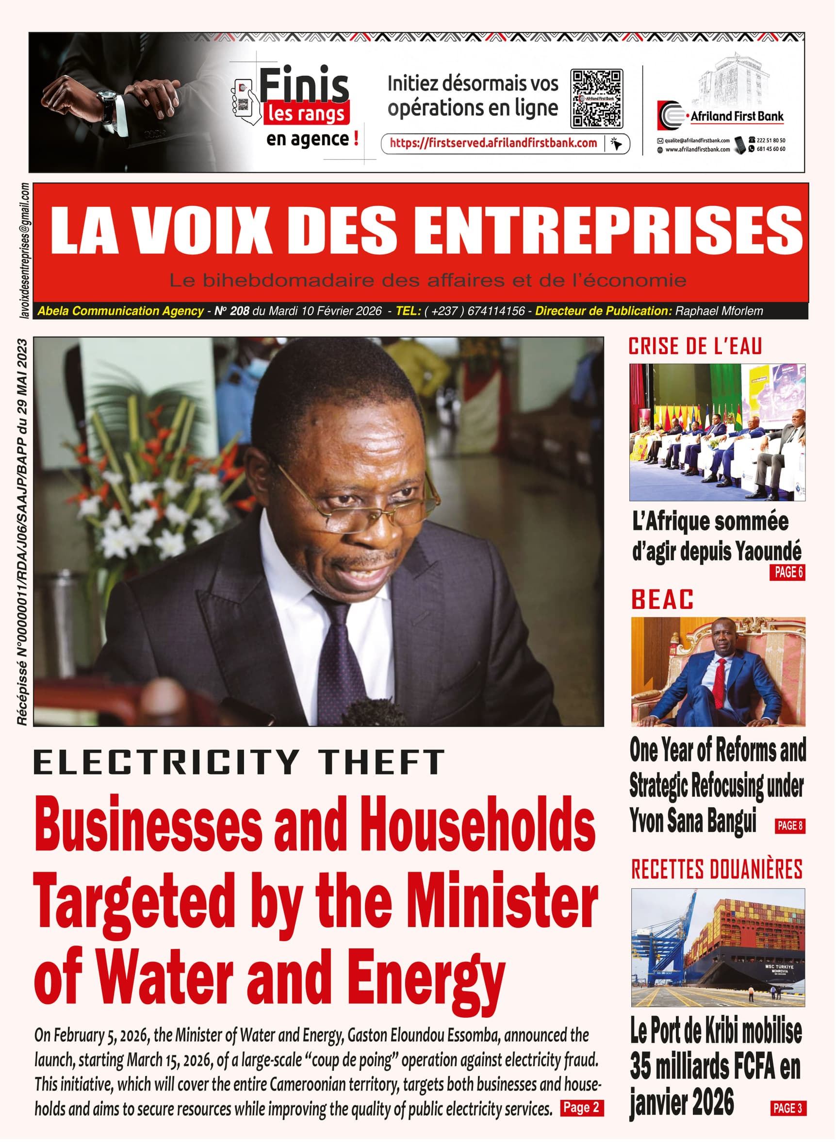 LA VOIX DES ENTREPRISES N°208