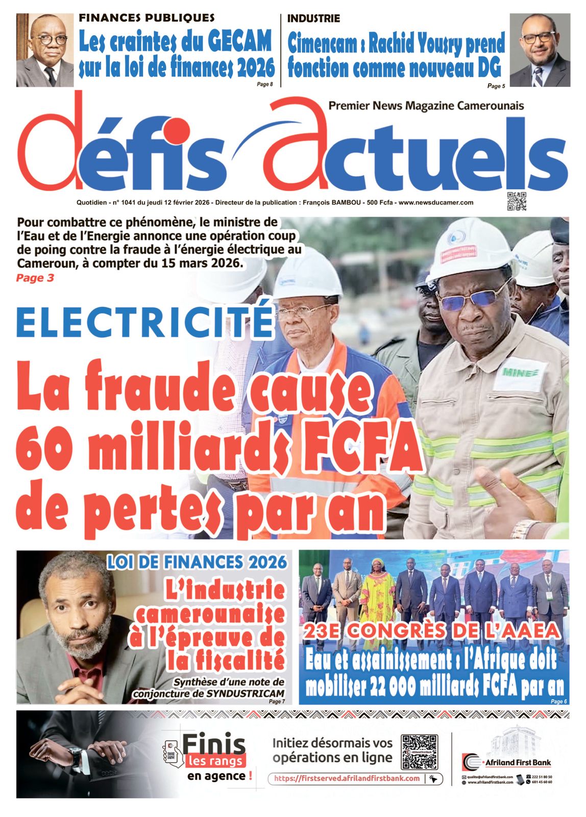 DÉFIS ACTUELS N°1041