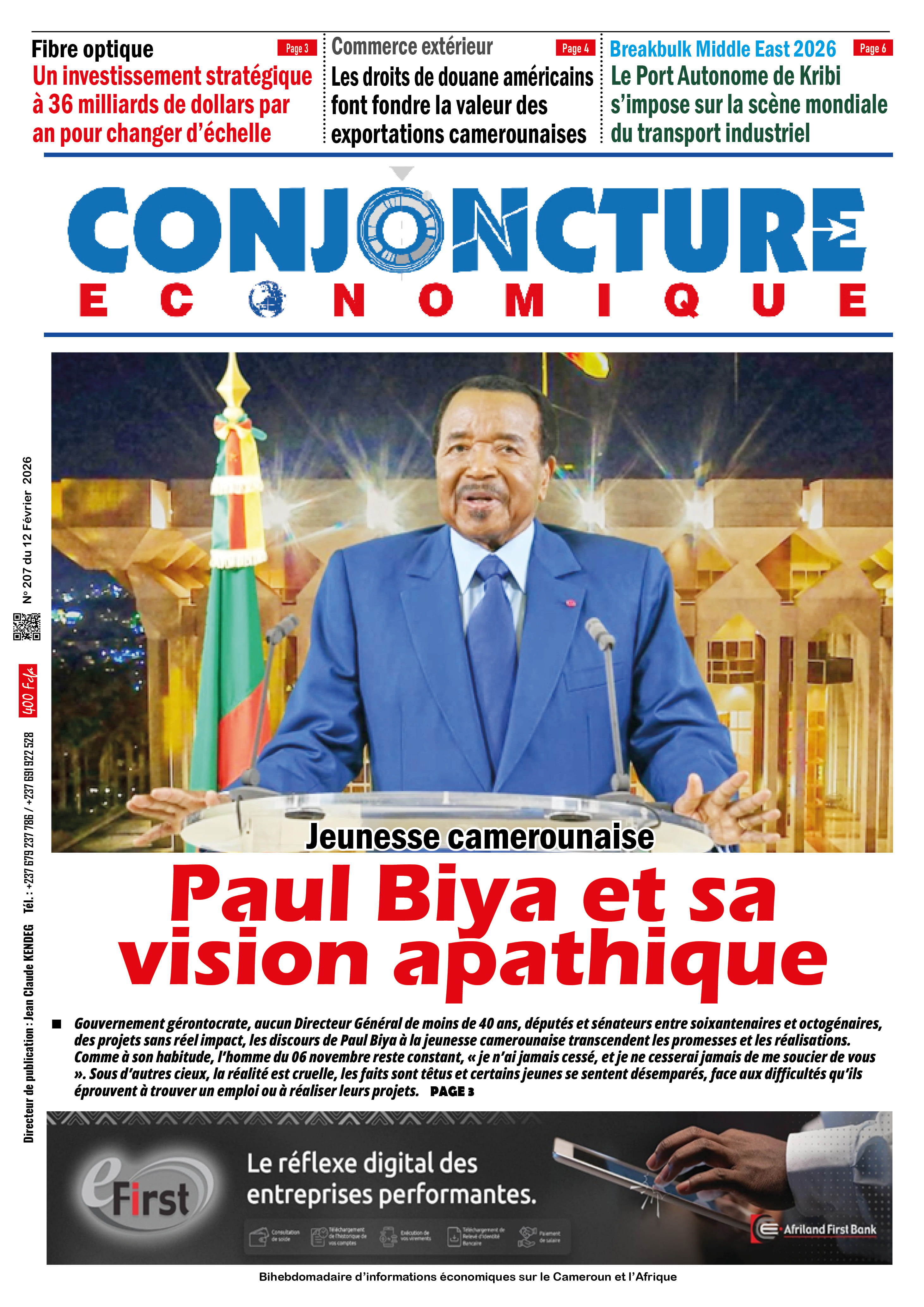 Conjoncture Économique N°207