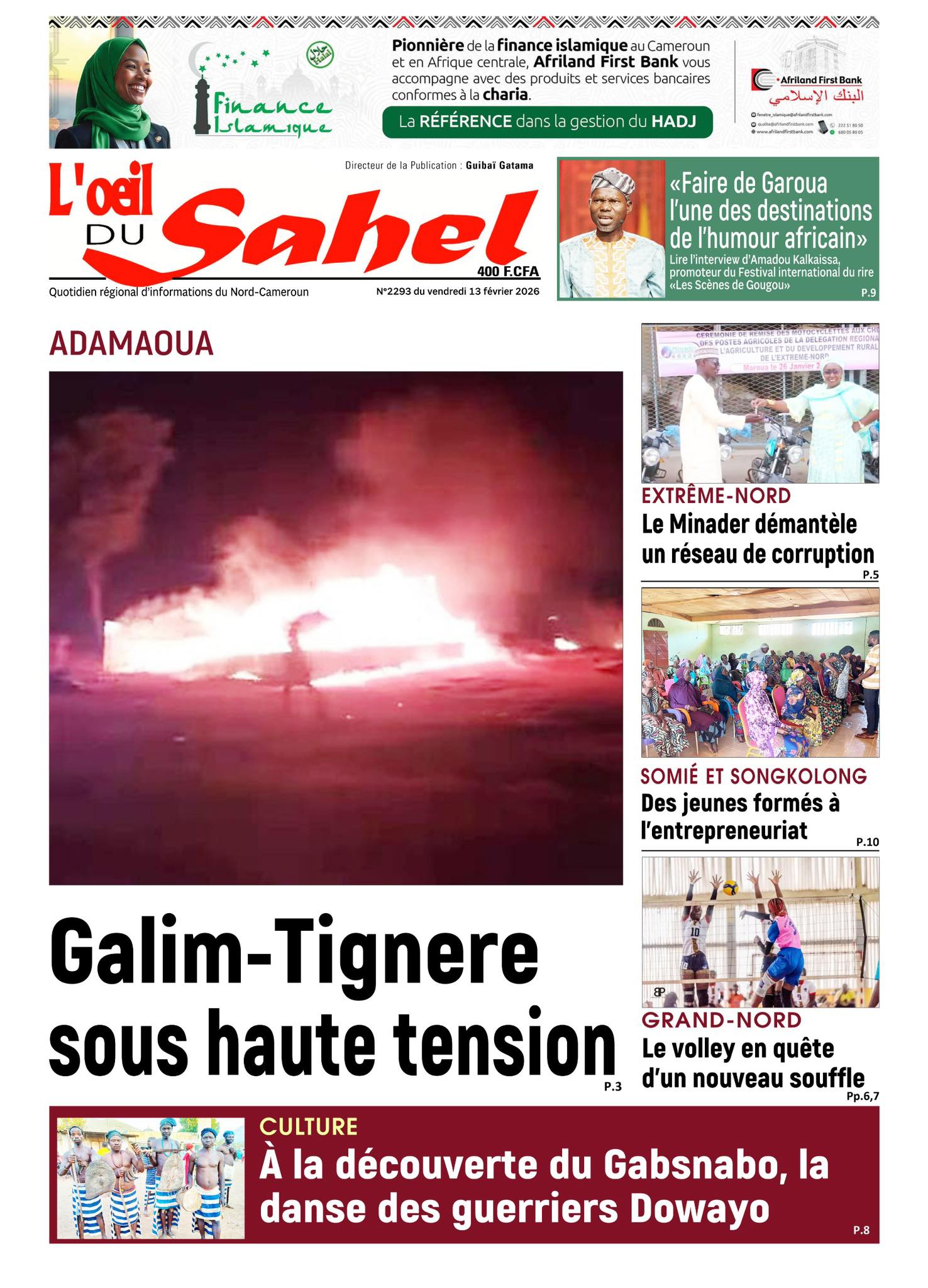 L’ŒIL DU SAHEL N°2293