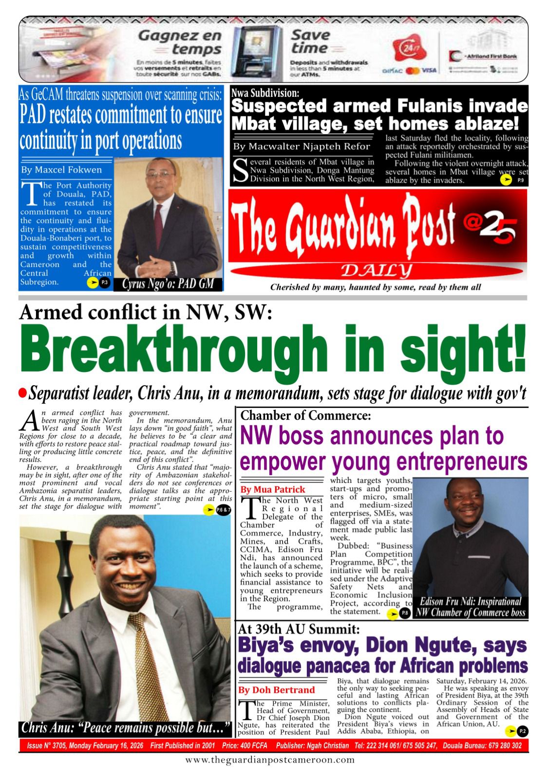 THE GUARDIAN POST N°3705