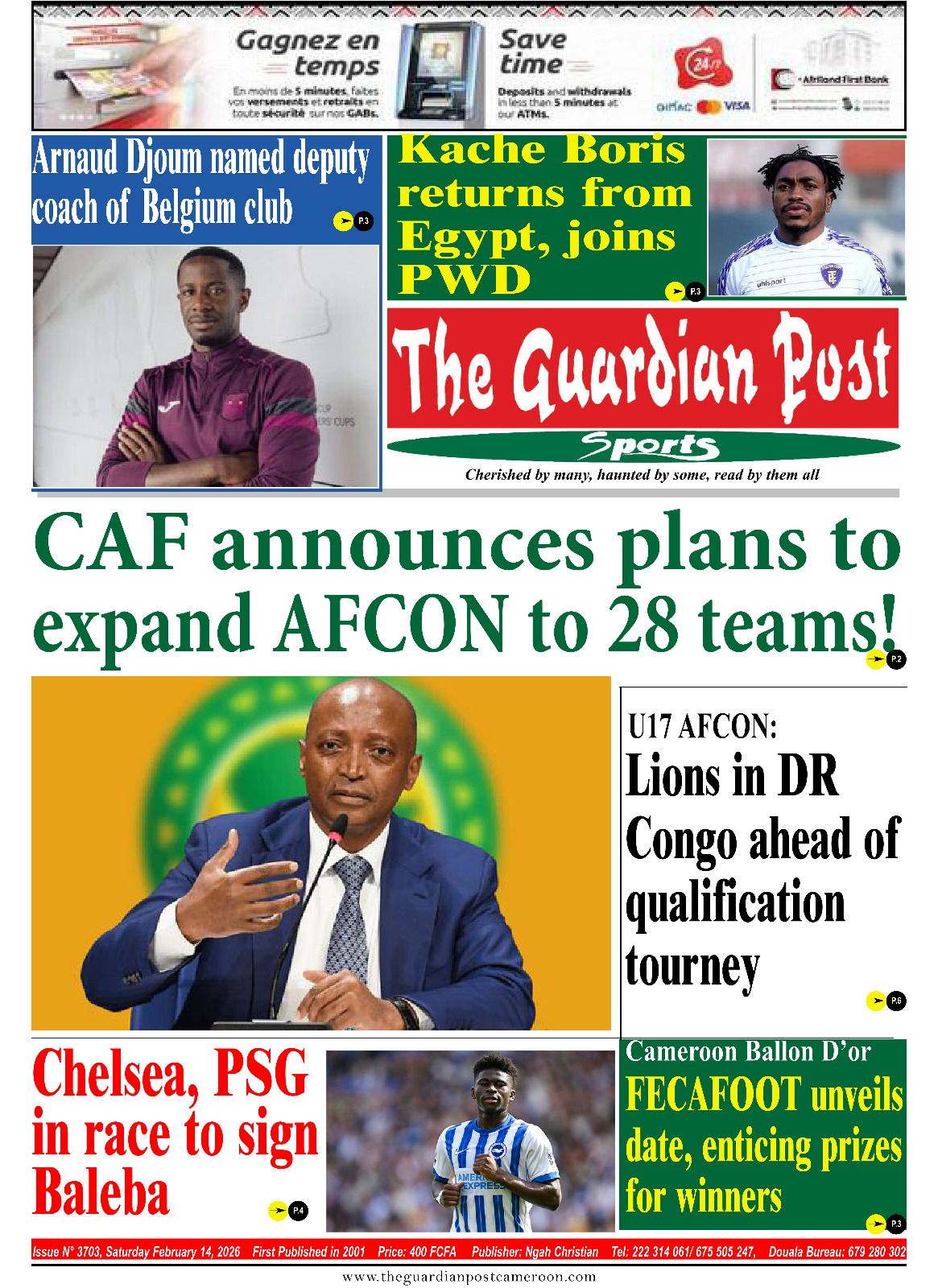 THE GUARDIAN POST N°3703