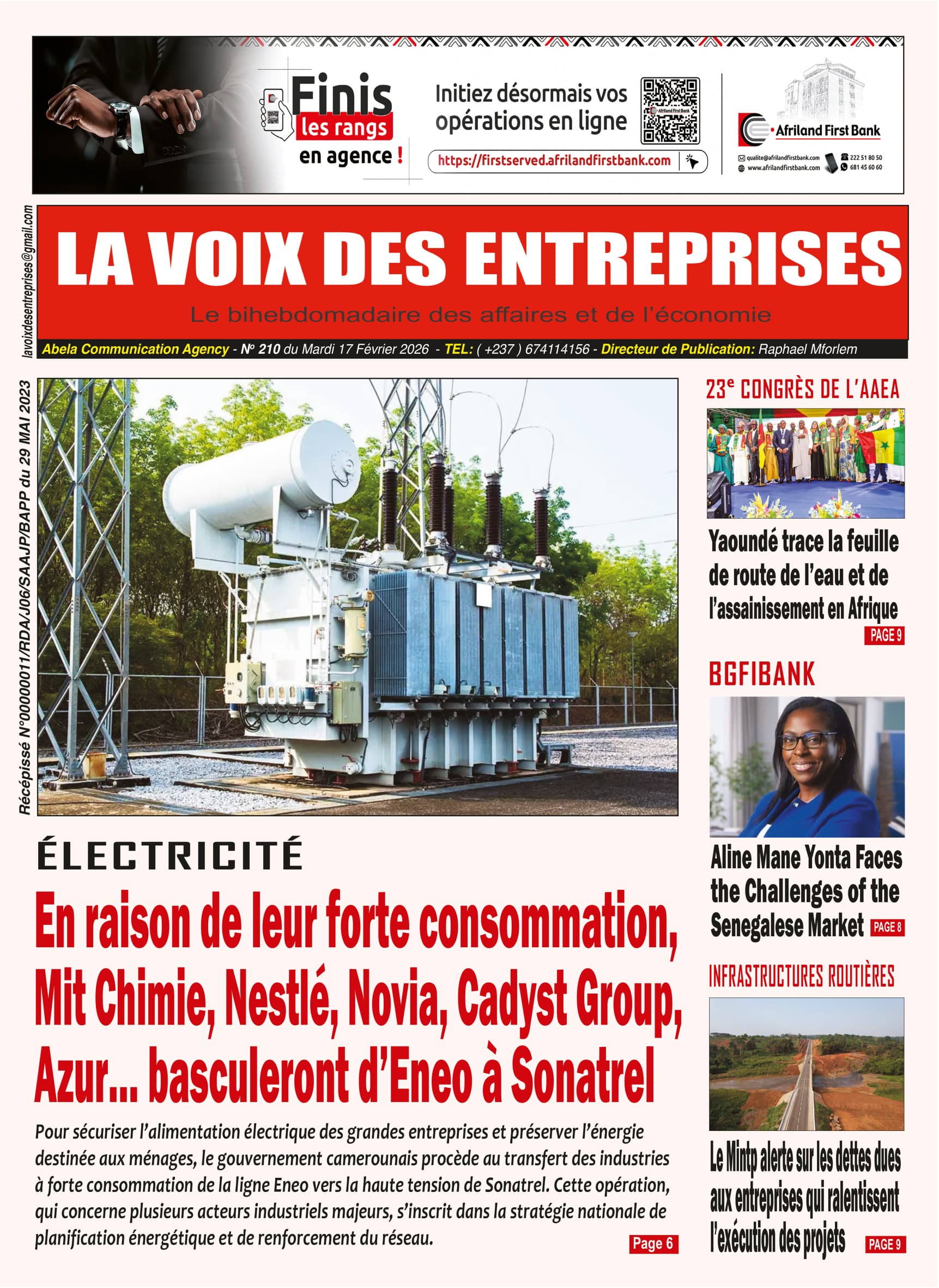 LA VOIX DES ENTREPRISES N°210