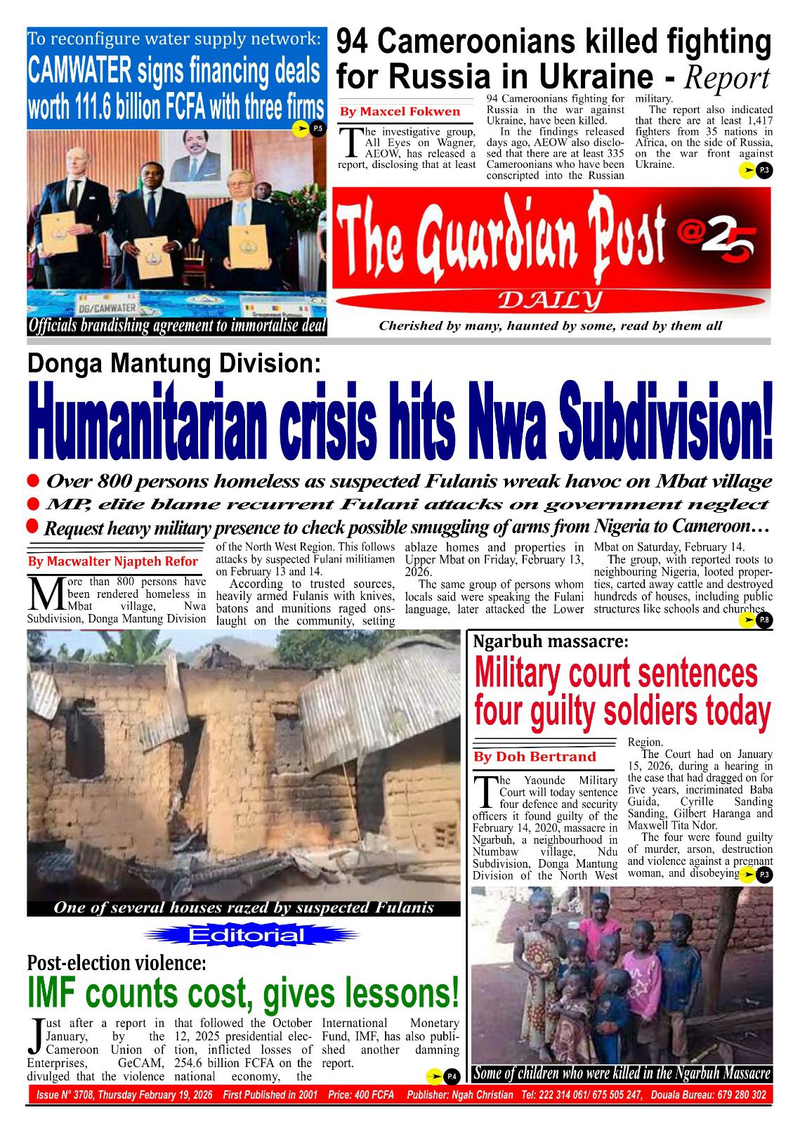 THE GUARDIAN POST N°3708