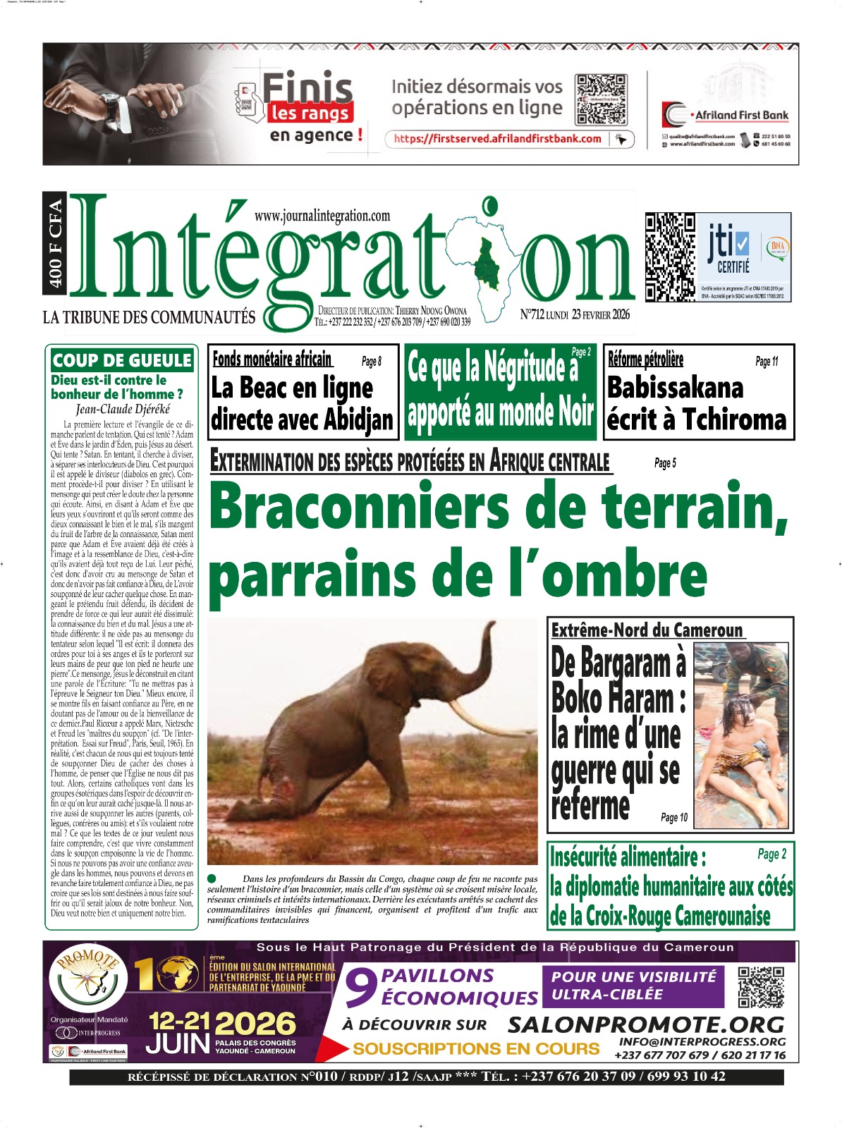 INTÉGRATION N°712