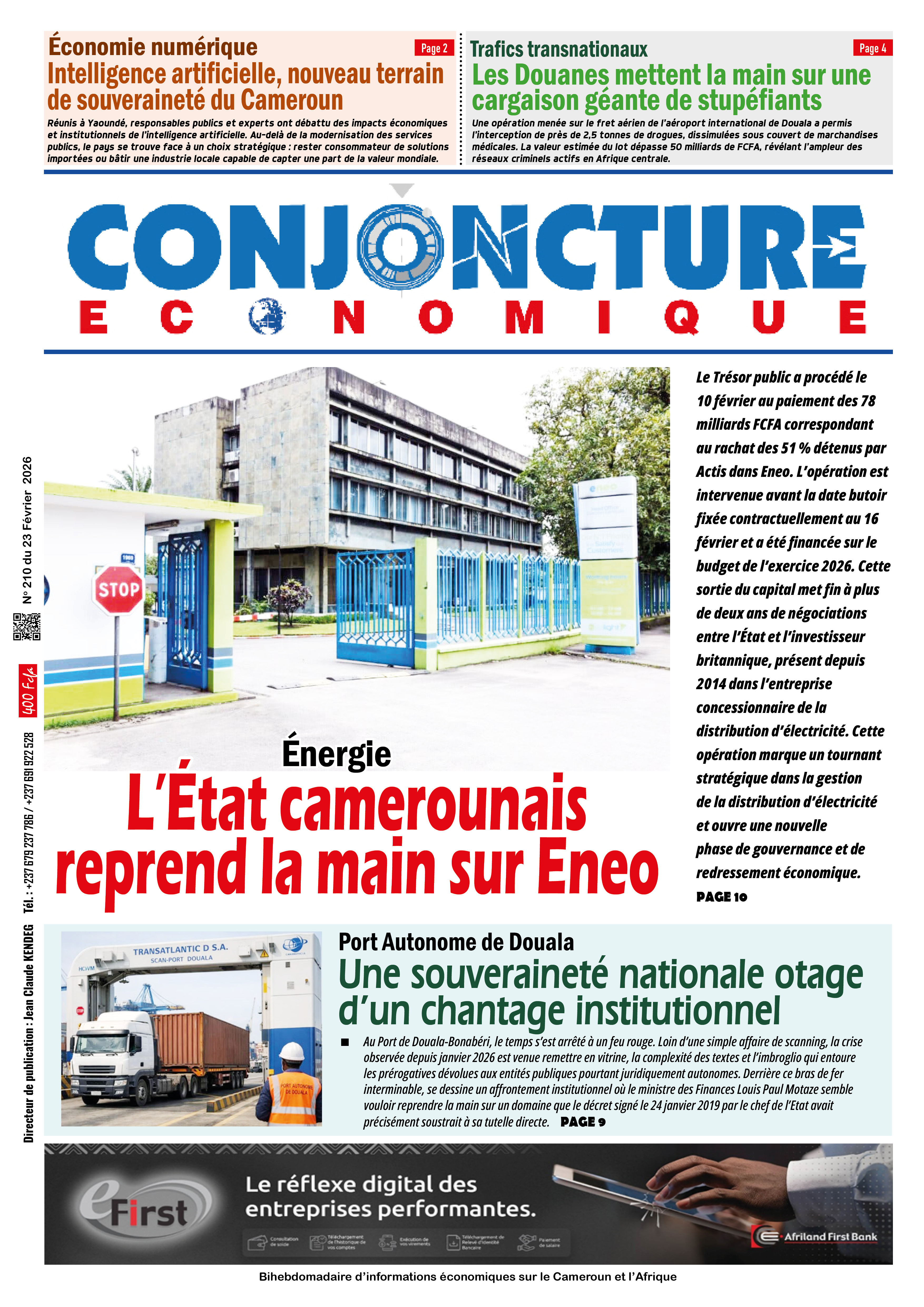 Conjoncture Économique N°210