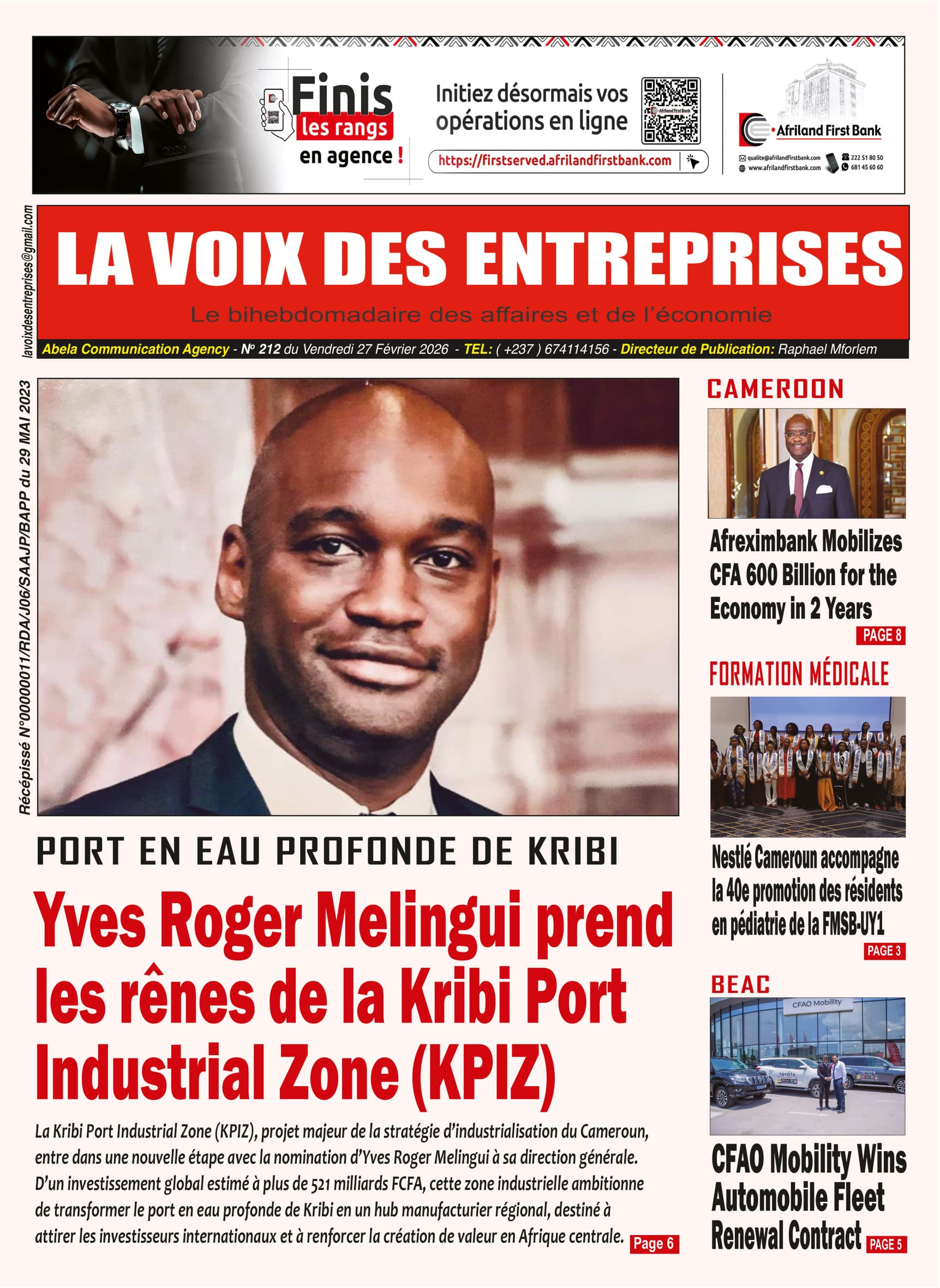 LA VOIX DES ENTREPRISES N°212